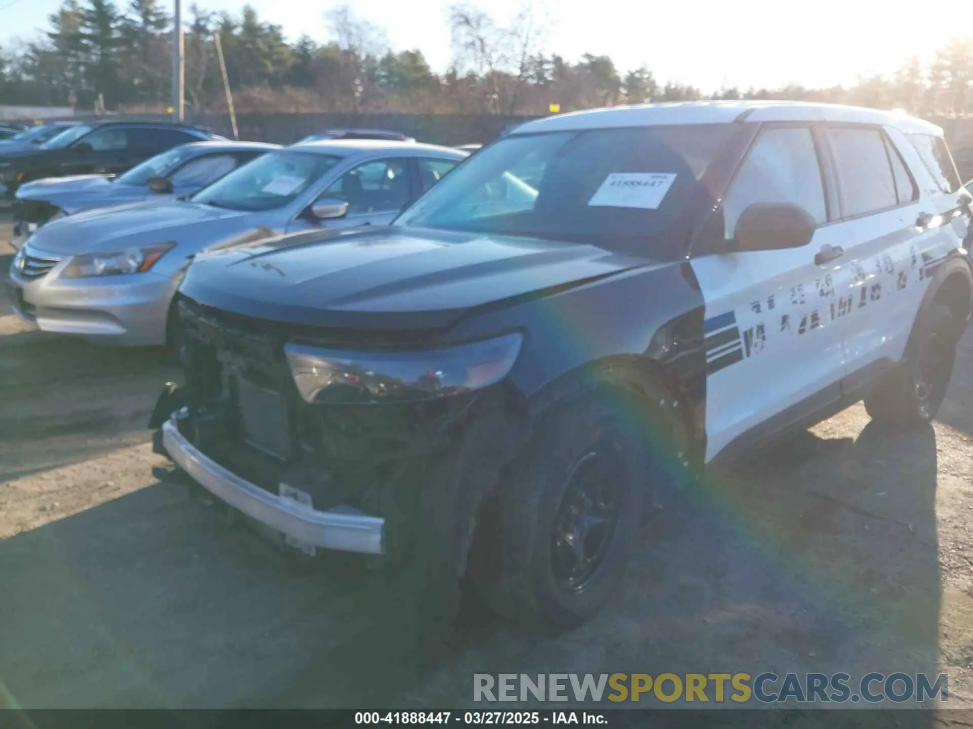 2 Photograph of a damaged car 1FM5K8AW6NNA11771 FORD POLICE INTERCEPTOR 2022