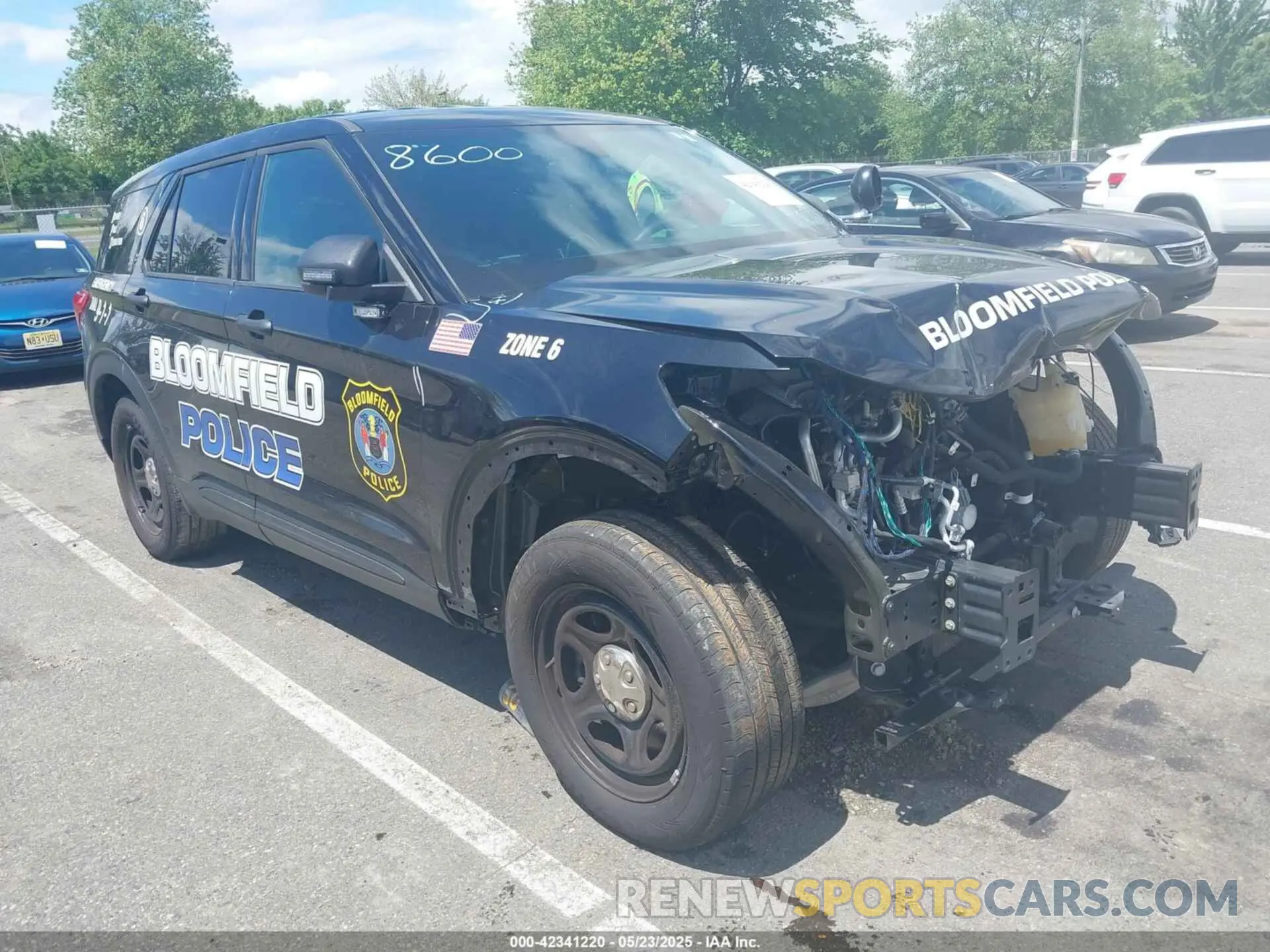 1 Photograph of a damaged car 1FM5K8AB1PGC18265 FORD POLICE INTERCEPTOR 2023