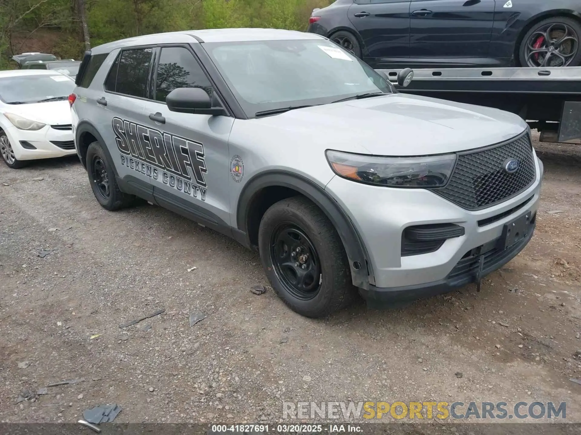 1 Photograph of a damaged car 1FM5K8AB2PGA36574 FORD POLICE INTERCEPTOR 2023