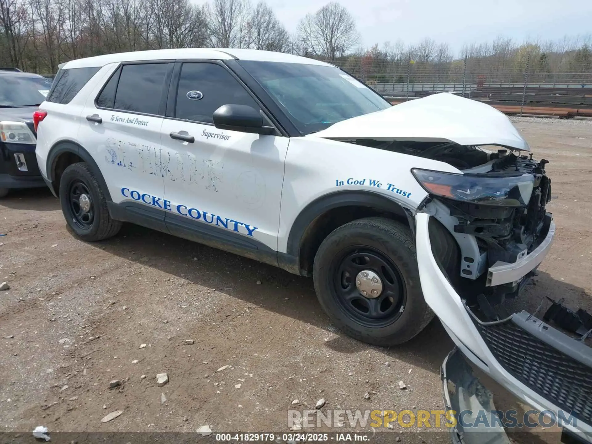 1 Photograph of a damaged car 1FM5K8AB3PGA62908 FORD POLICE INTERCEPTOR 2023