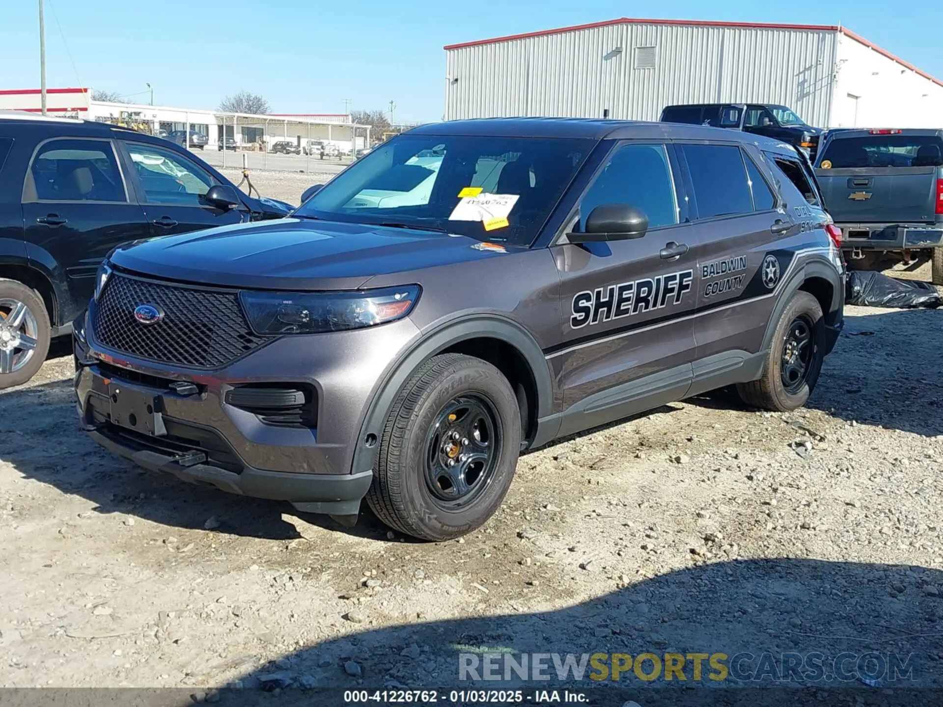2 Photograph of a damaged car 1FM5K8AB4PGA62643 FORD POLICE INTERCEPTOR 2023