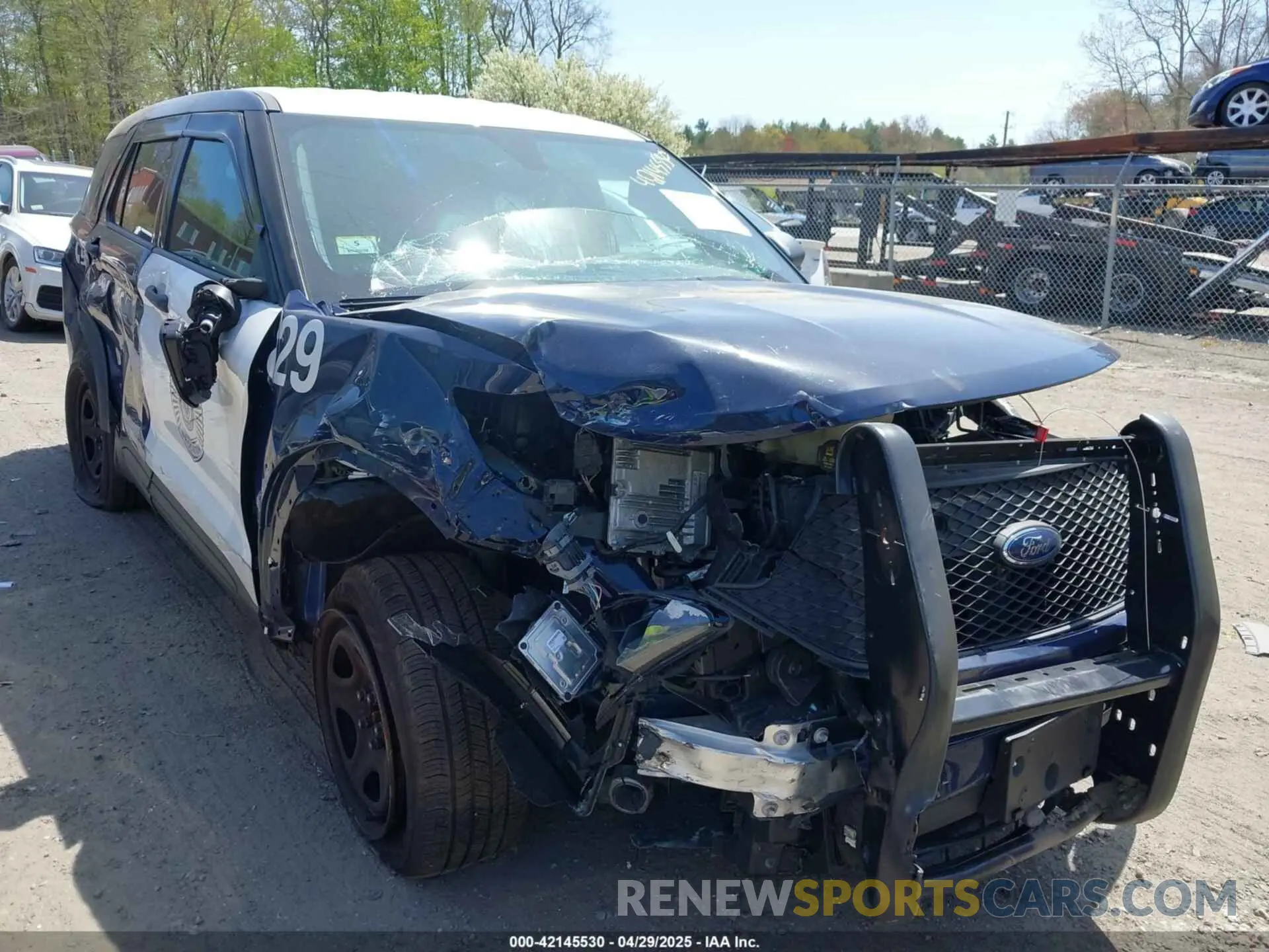 1 Photograph of a damaged car 1FM5K8ABXPGA01376 FORD POLICE INTERCEPTOR 2023