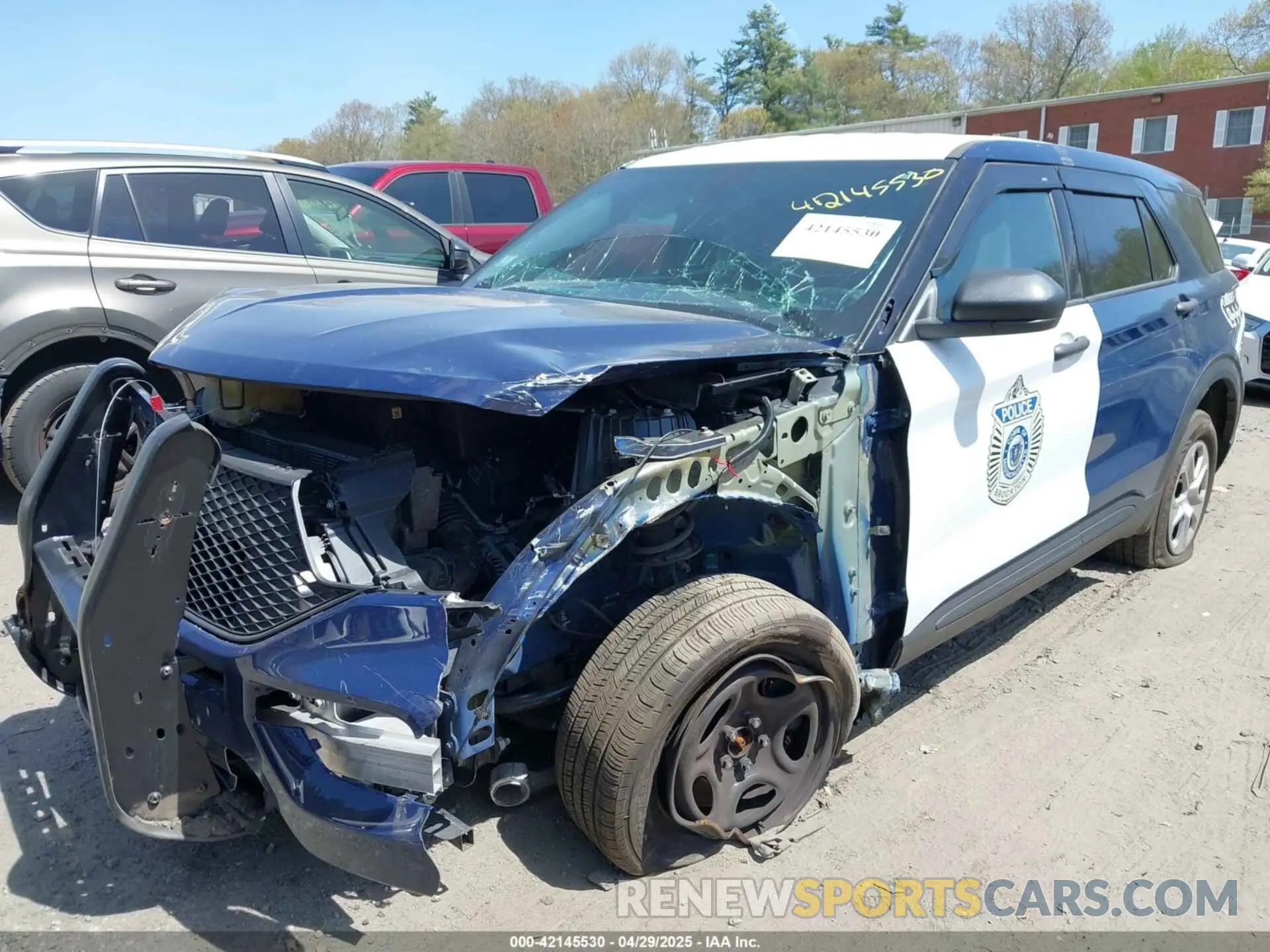 2 Photograph of a damaged car 1FM5K8ABXPGA01376 FORD POLICE INTERCEPTOR 2023