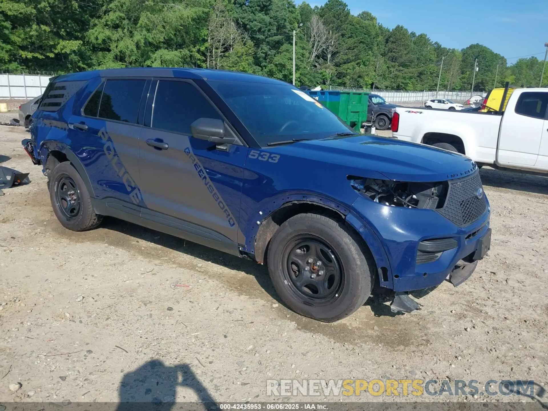 1 Photograph of a damaged car 1FM5K8AC6PGA34268 FORD POLICE INTERCEPTOR 2023