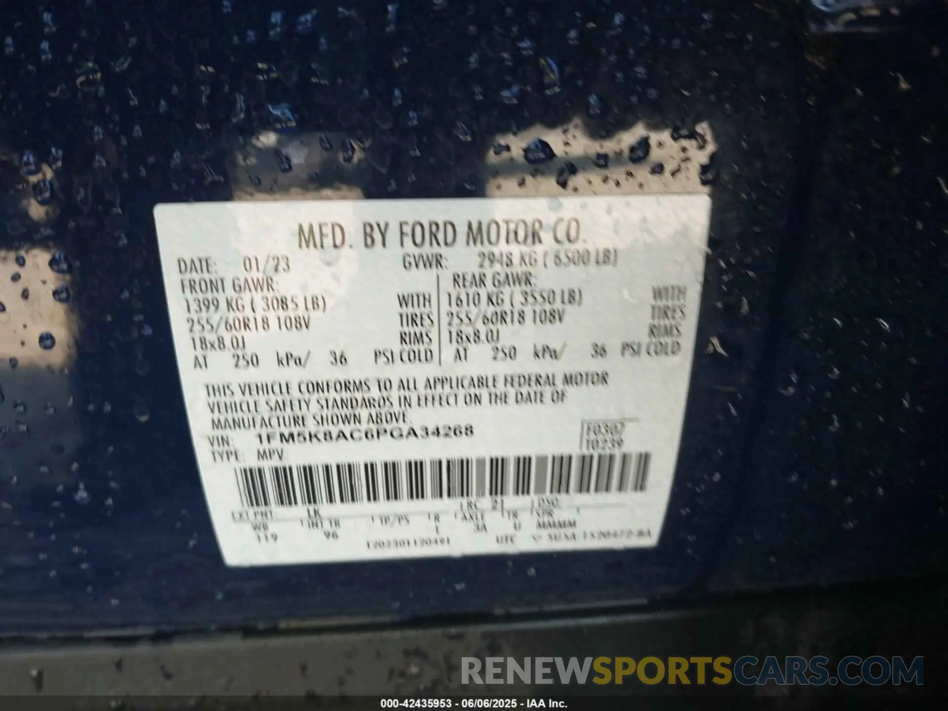 9 Photograph of a damaged car 1FM5K8AC6PGA34268 FORD POLICE INTERCEPTOR 2023