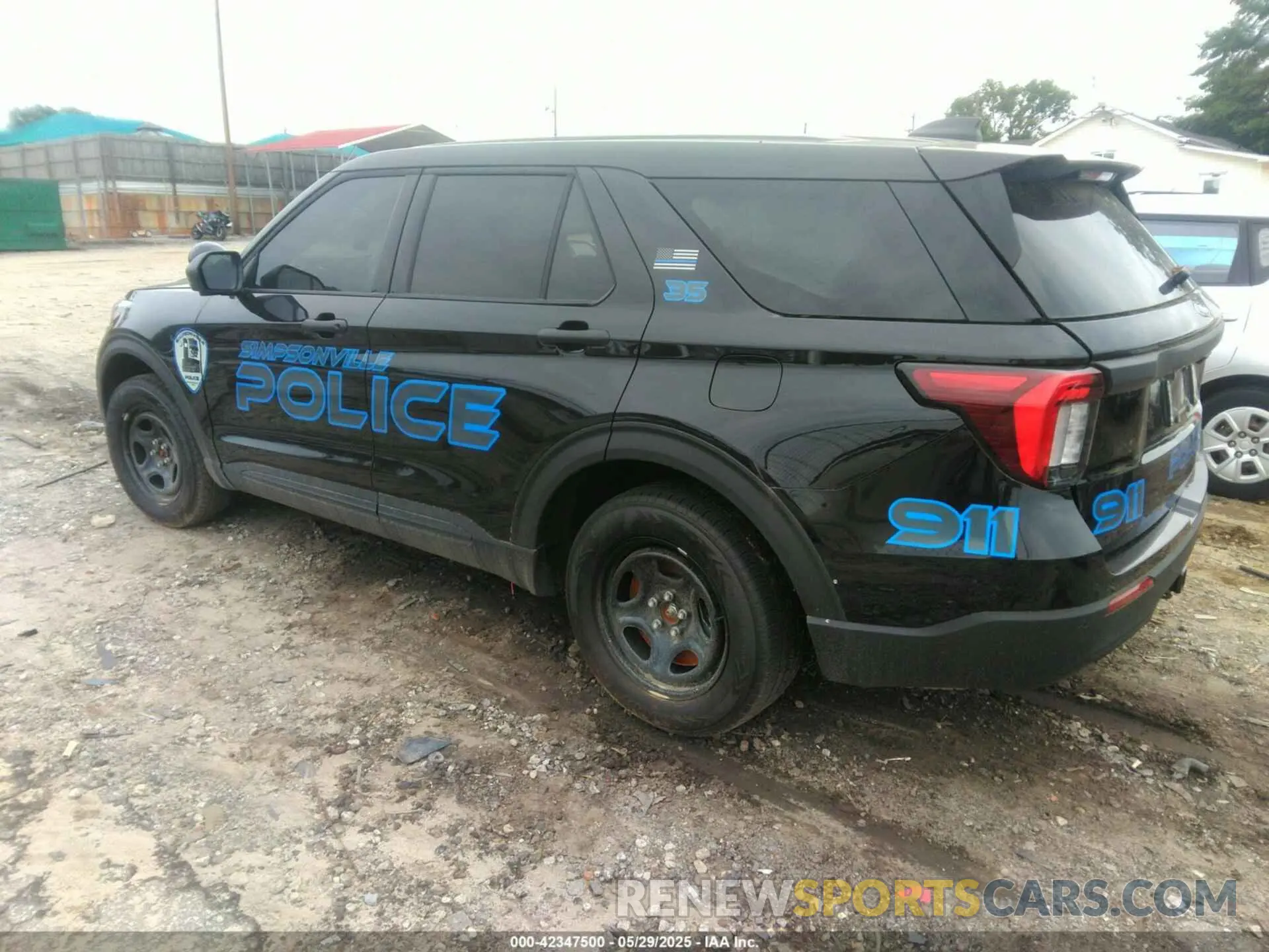 3 Photograph of a damaged car 1FM5K8ABXSGA57374 FORD POLICE INTERCEPTOR 2025
