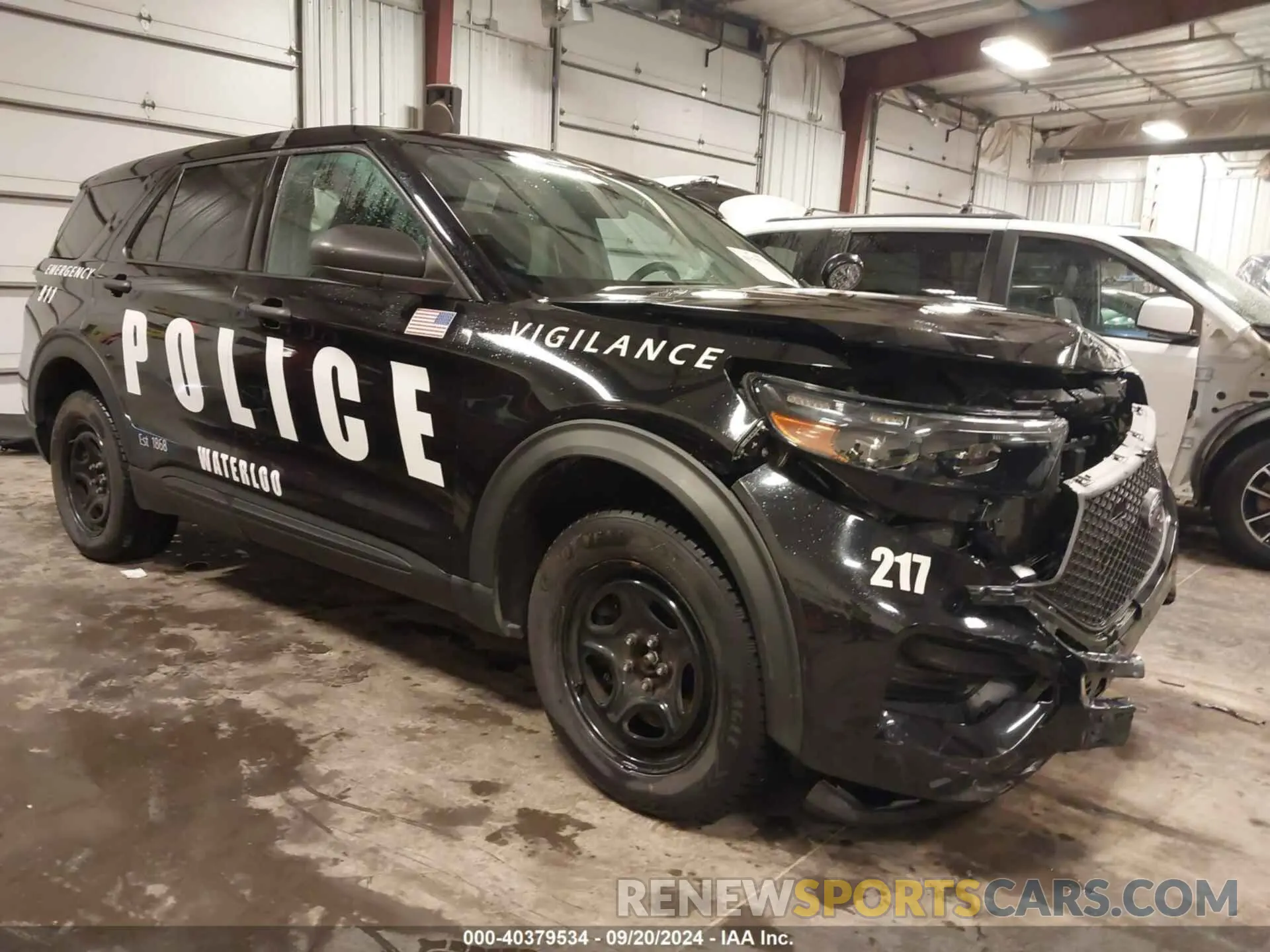 1 Photograph of a damaged car 1FM5K8AB0MGB83598 FORD POLICE INTERCEPTOR UTILITY 2021