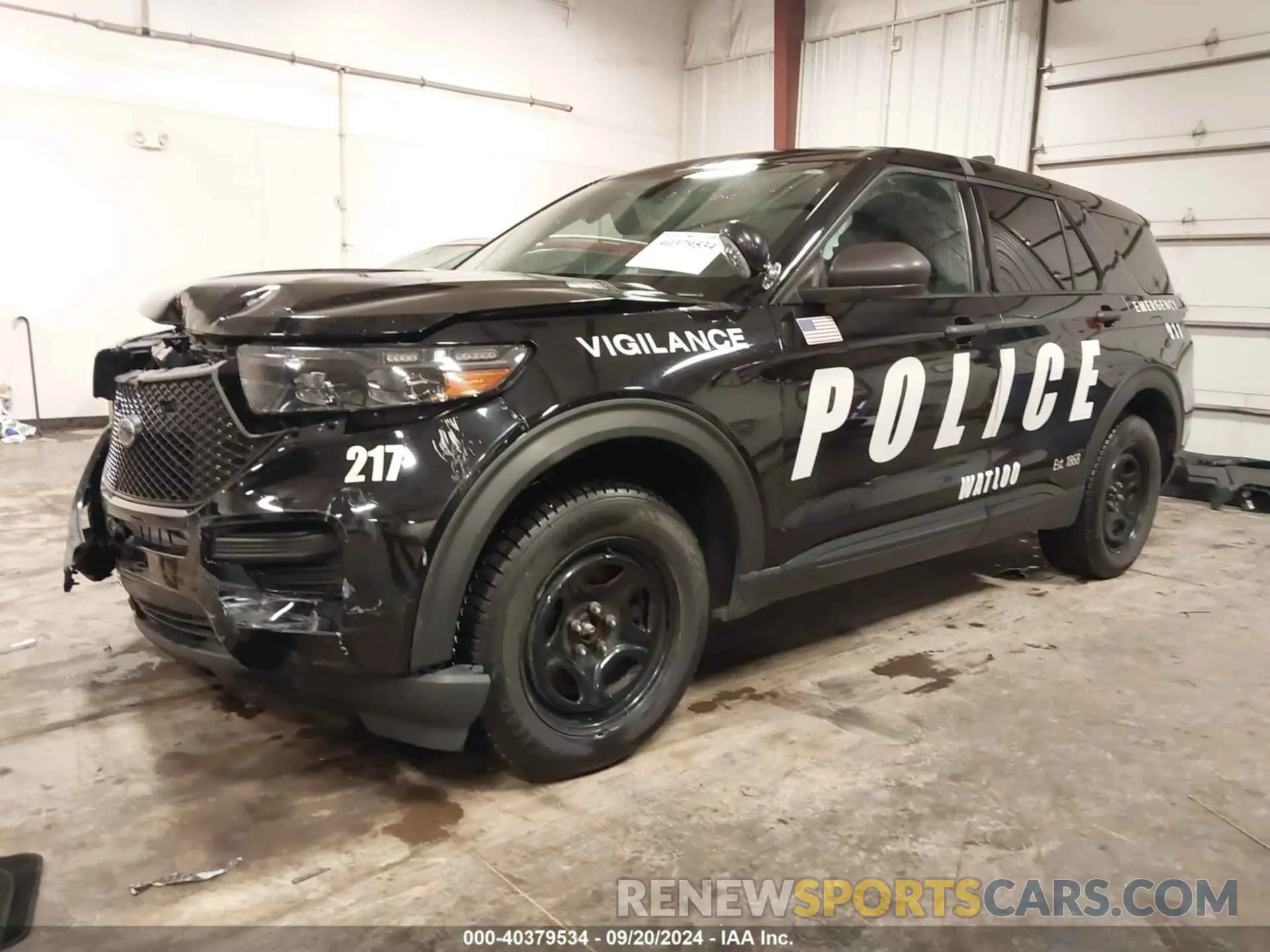 2 Photograph of a damaged car 1FM5K8AB0MGB83598 FORD POLICE INTERCEPTOR UTILITY 2021