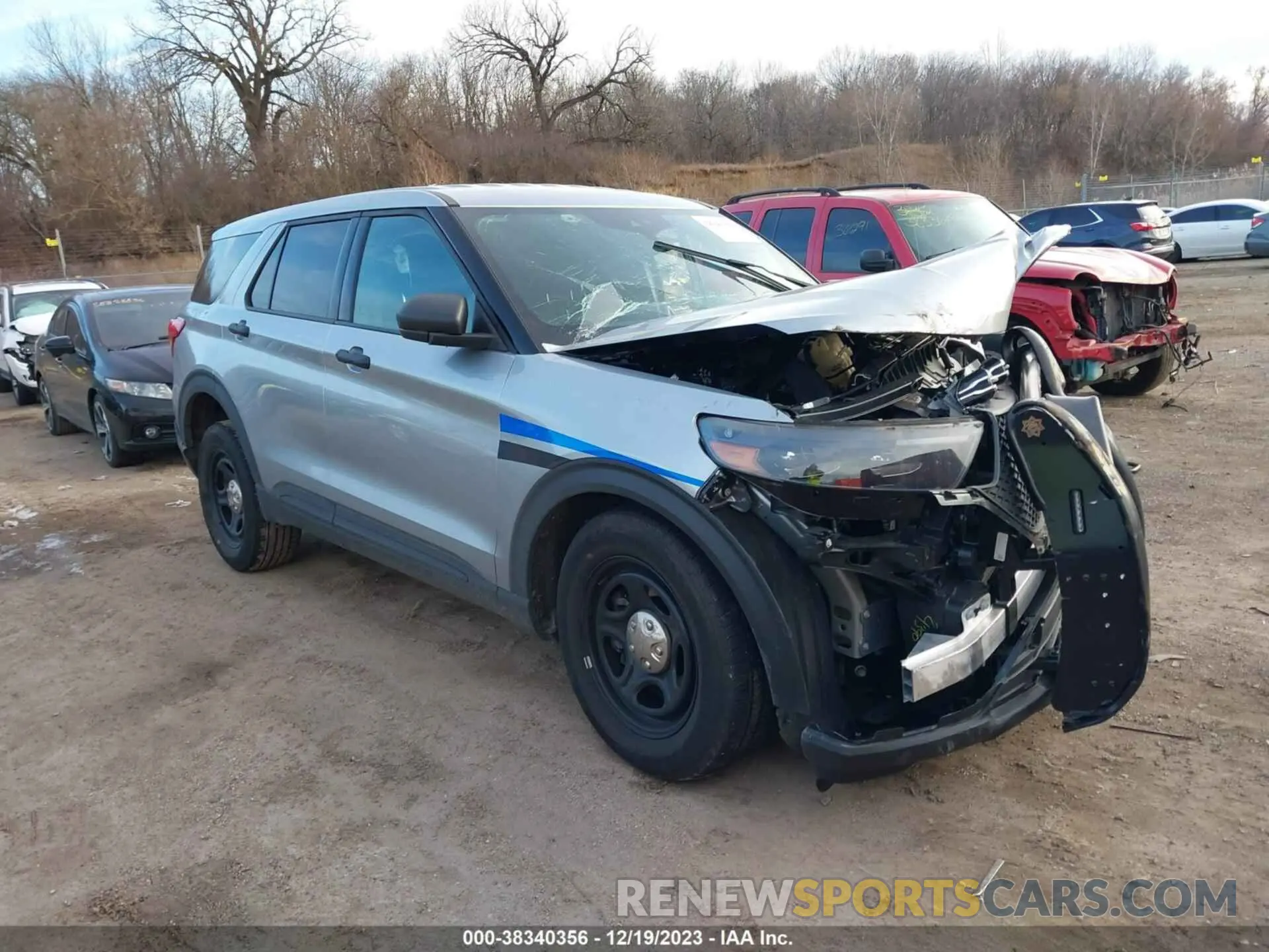 1 Photograph of a damaged car 1FM5K8AB9PGA62816 FORD POLICE INTERCEPTOR UTILITY 2023