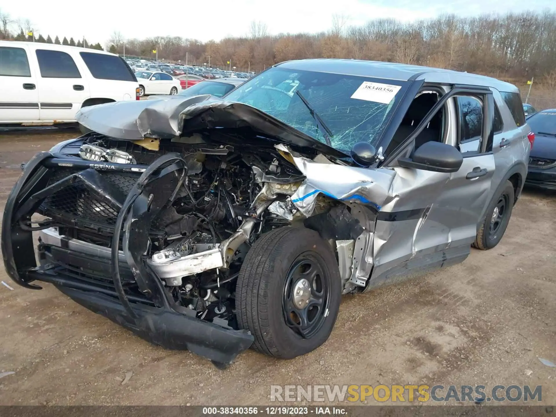 2 Photograph of a damaged car 1FM5K8AB9PGA62816 FORD POLICE INTERCEPTOR UTILITY 2023