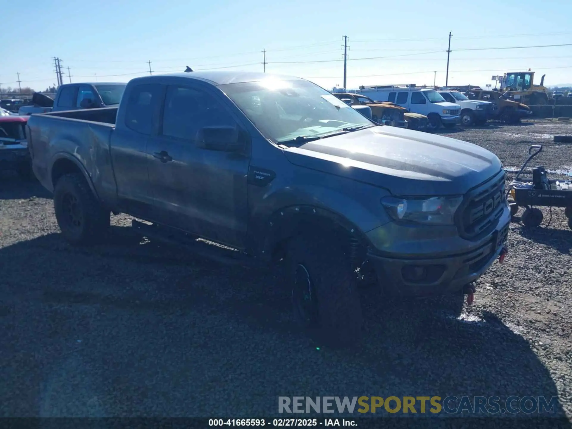 1 Photograph of a damaged car 1FTER1FH2KLA87805 FORD RANGER 2019