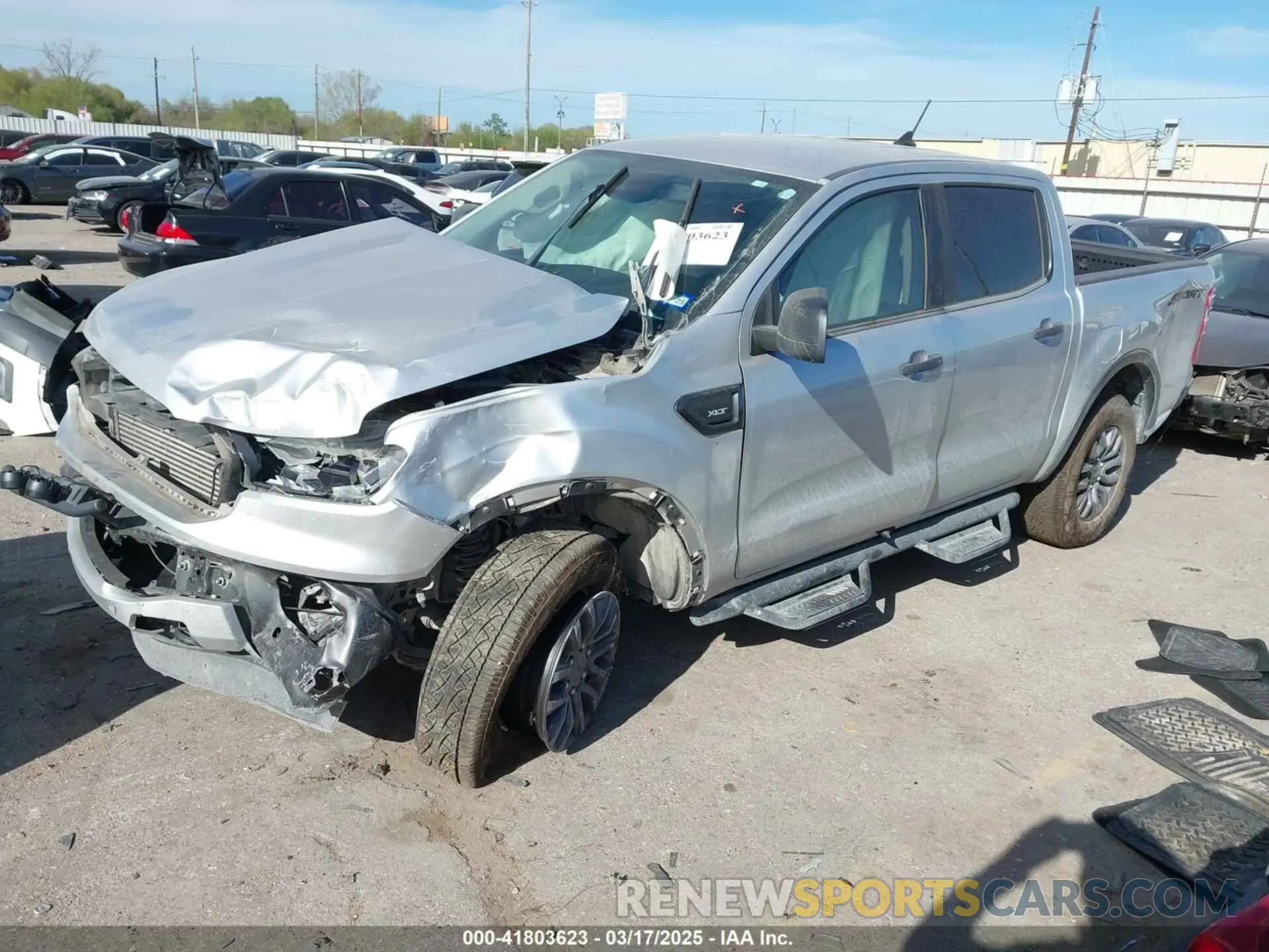 2 Photograph of a damaged car 1FTER4EH6KLA22832 FORD RANGER 2019