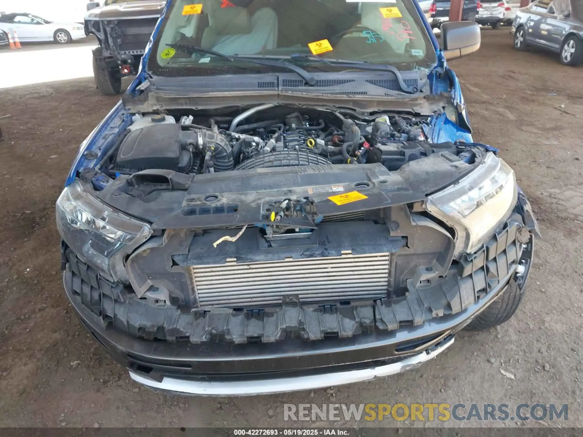 10 Photograph of a damaged car 1FTER4EH8KLA50048 FORD RANGER 2019