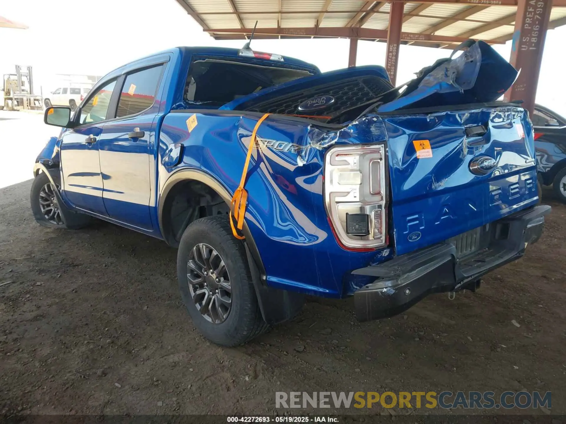 3 Photograph of a damaged car 1FTER4EH8KLA50048 FORD RANGER 2019