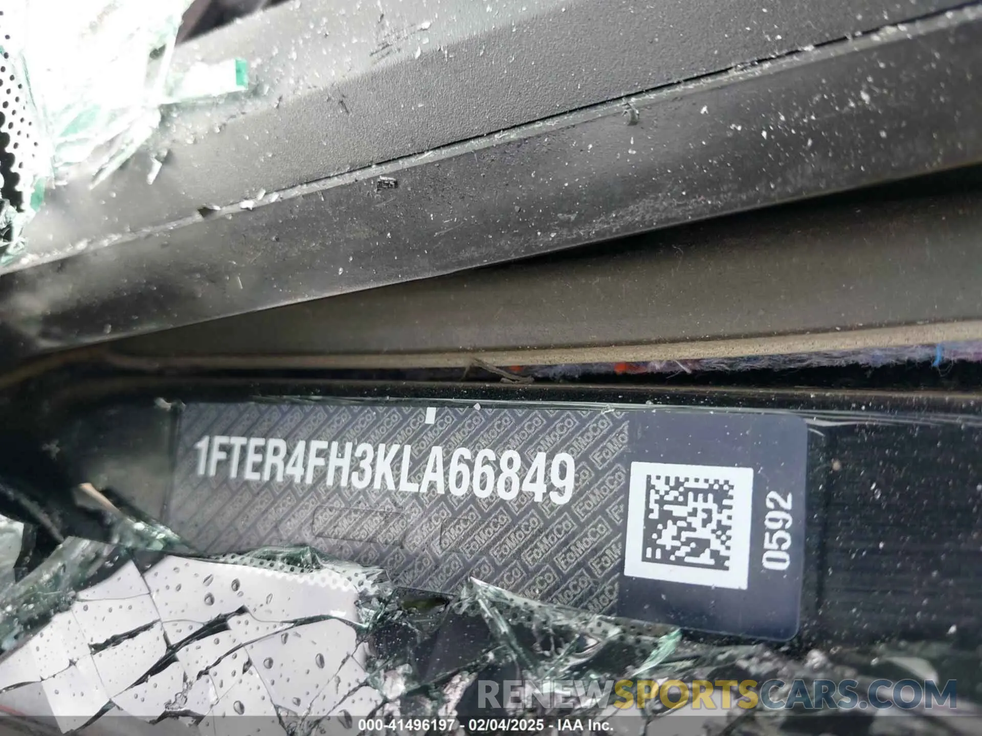 15 Photograph of a damaged car 1FTER4FH3KLA66849 FORD RANGER 2019