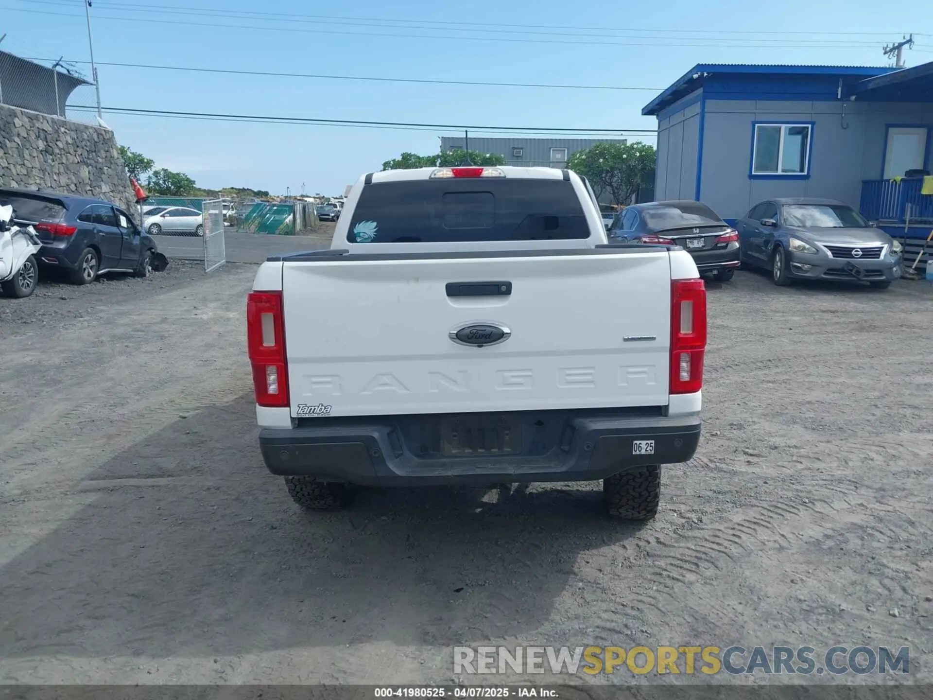 16 Photograph of a damaged car 1FTER4FH5KLA28474 FORD RANGER 2019