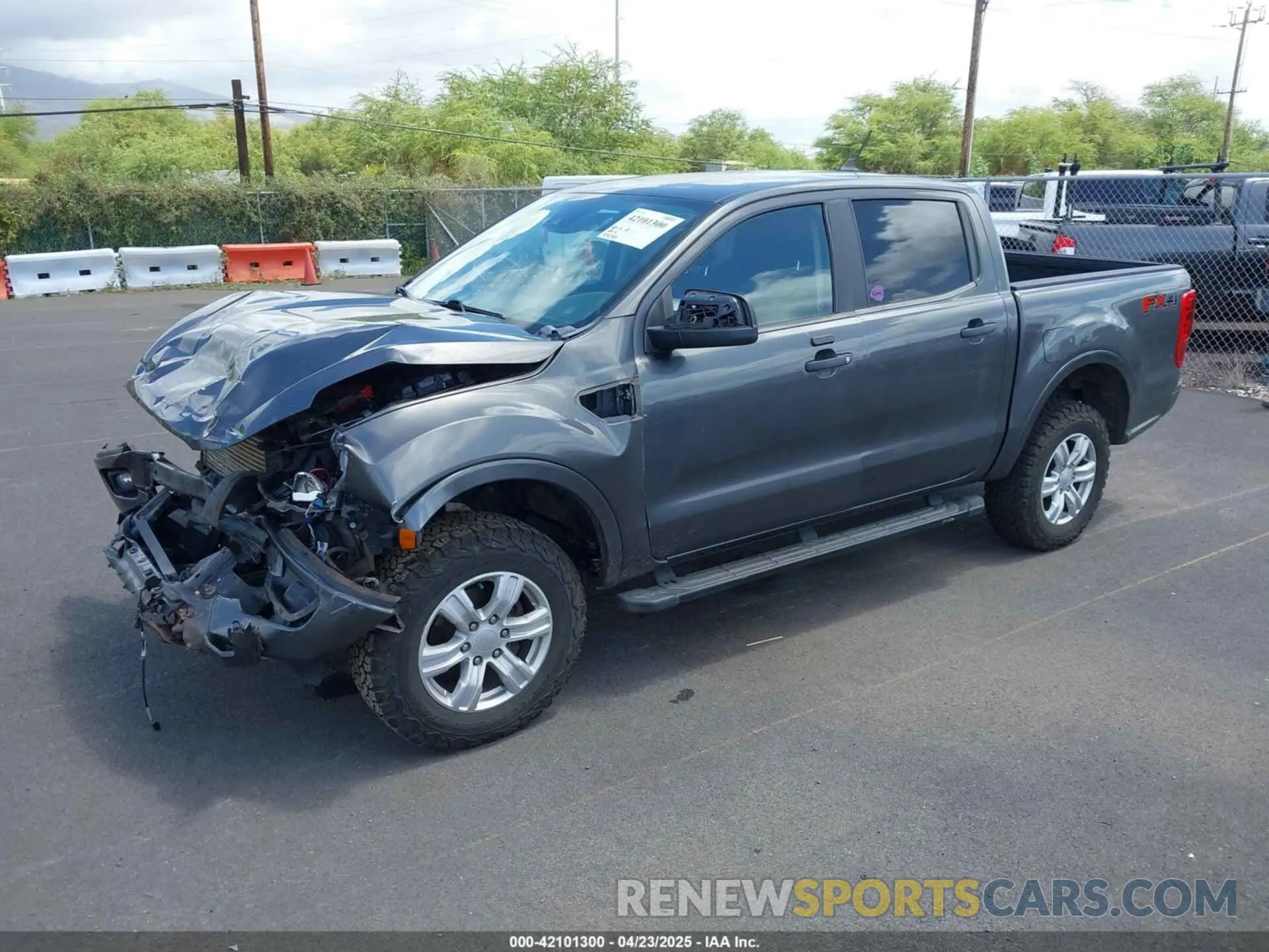 2 Photograph of a damaged car 1FTER4FH6KLA56851 FORD RANGER 2019