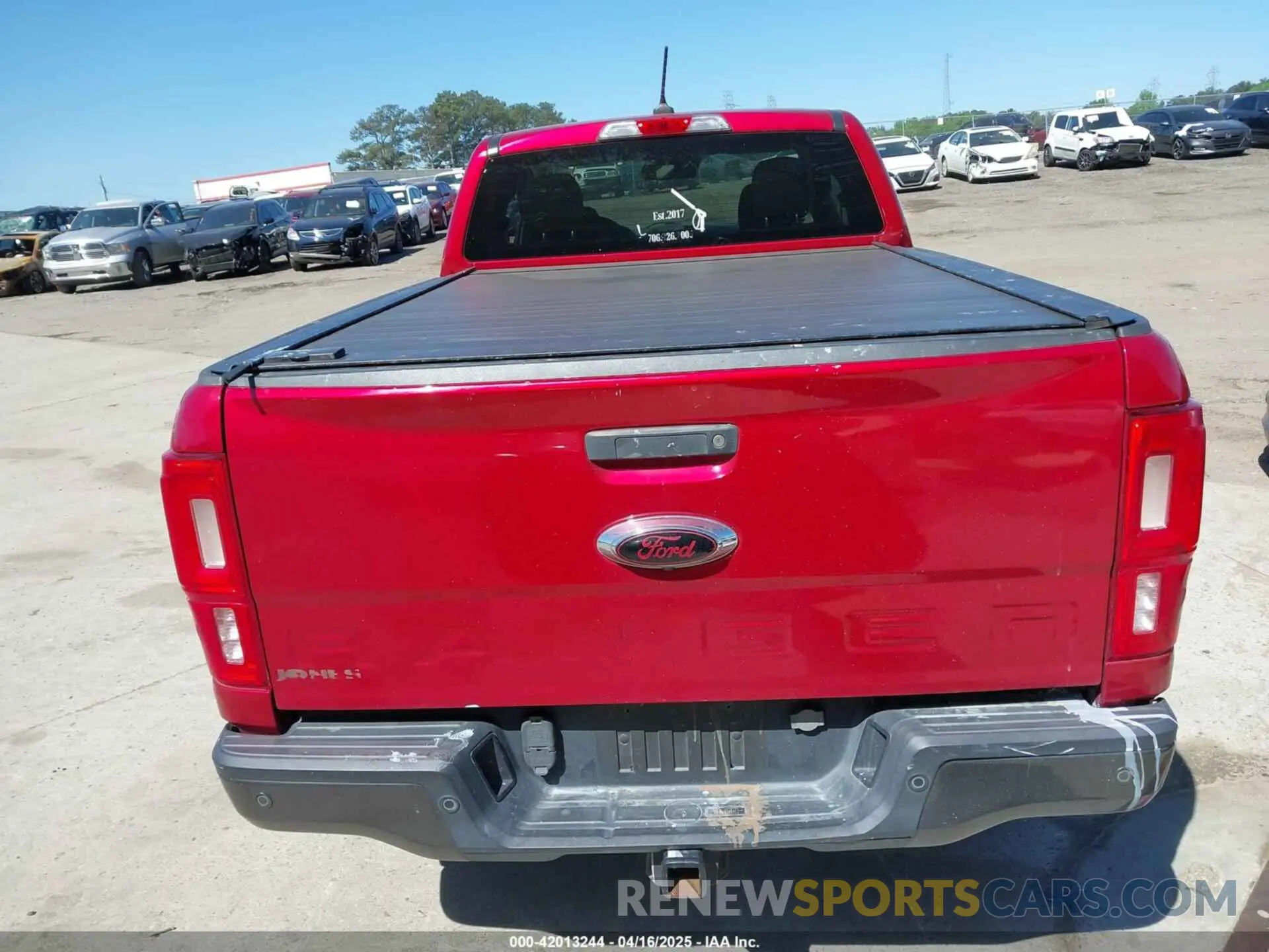 15 Photograph of a damaged car 1FTER1EHXLLA69703 FORD RANGER 2020