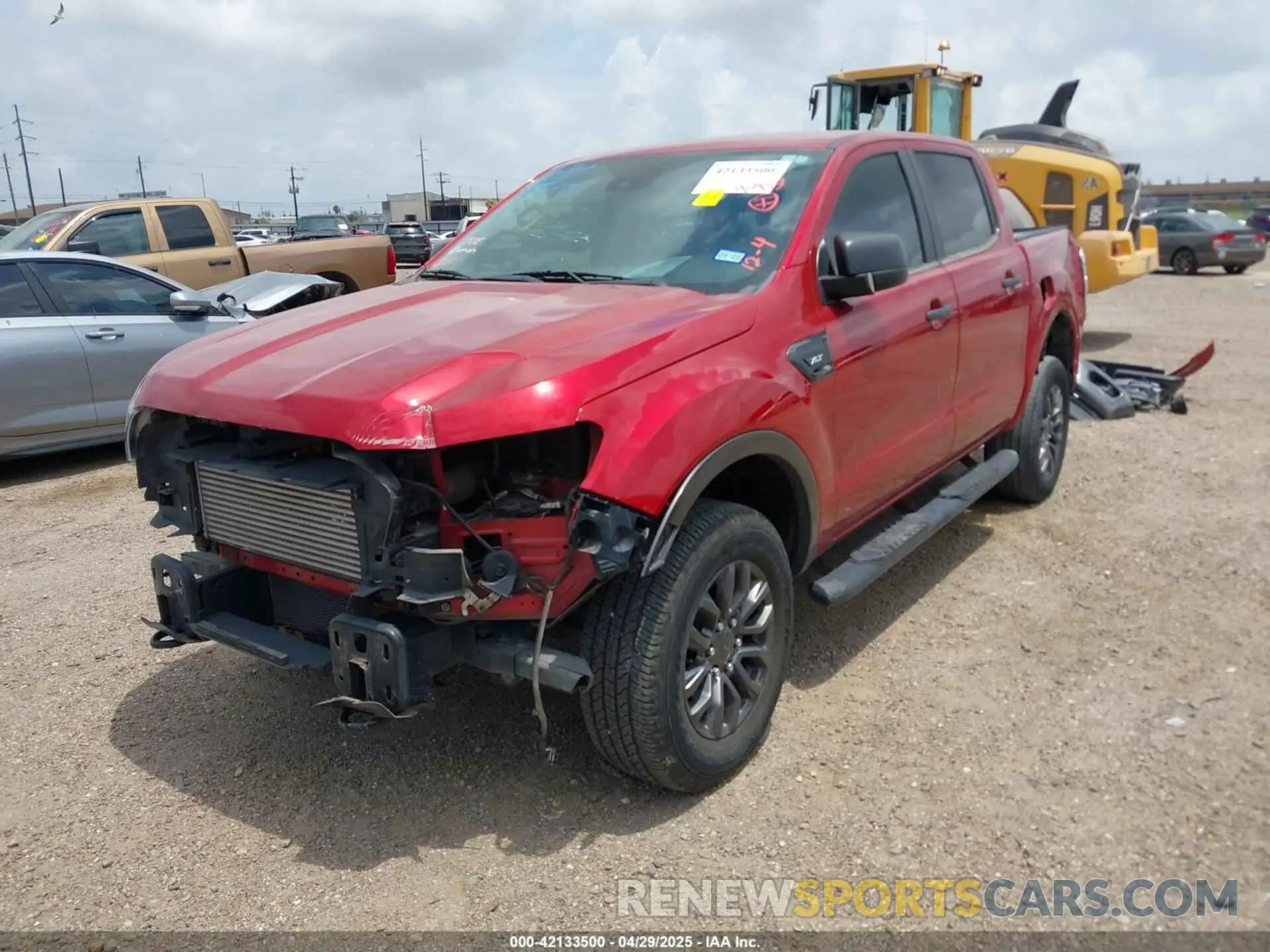 2 Photograph of a damaged car 1FTER4EH5LLA33547 FORD RANGER 2020