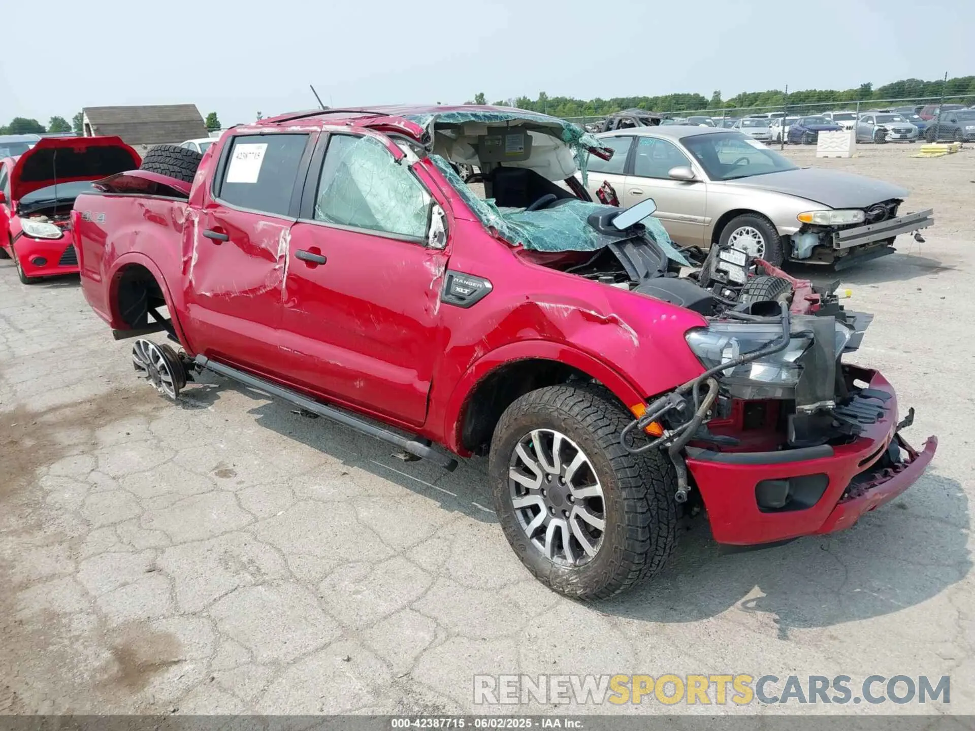 1 Photograph of a damaged car 1FTER4FH4LLA01185 FORD RANGER 2020