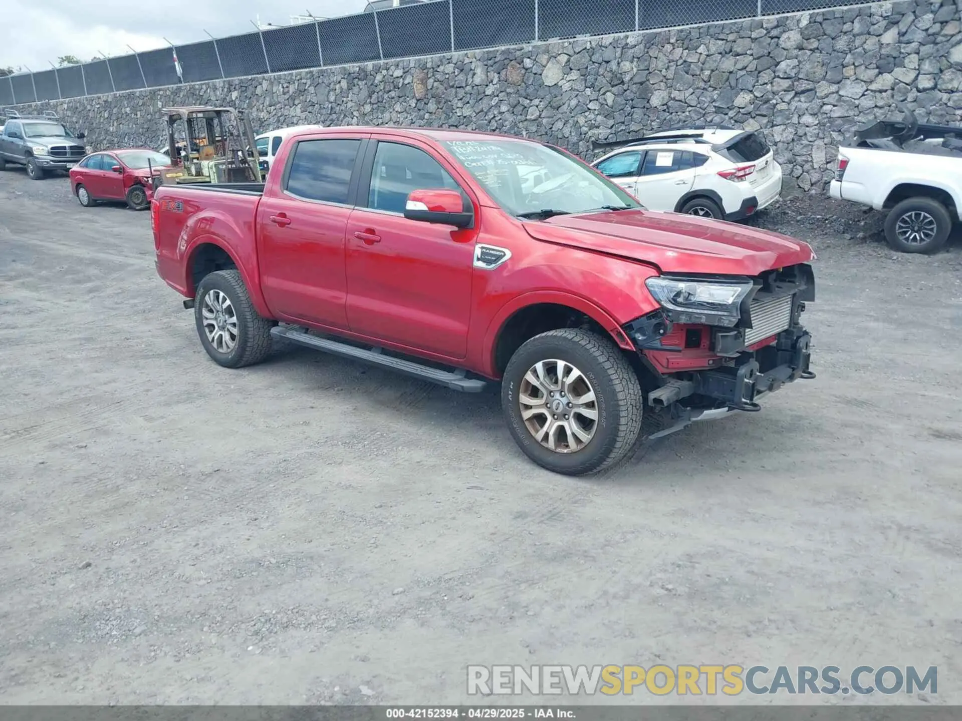 1 Photograph of a damaged car 1FTER4FH6LLA64630 FORD RANGER 2020
