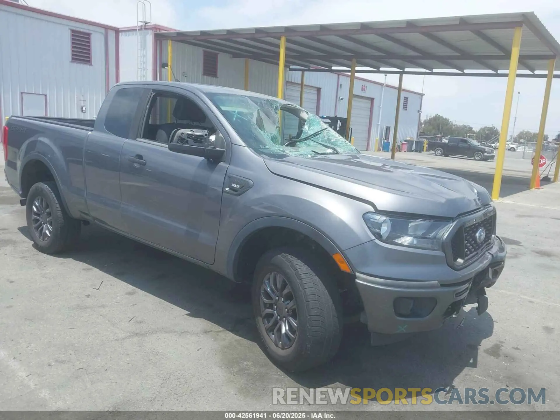 1 Photograph of a damaged car 1FTER1EH4MLD10396 FORD RANGER 2021