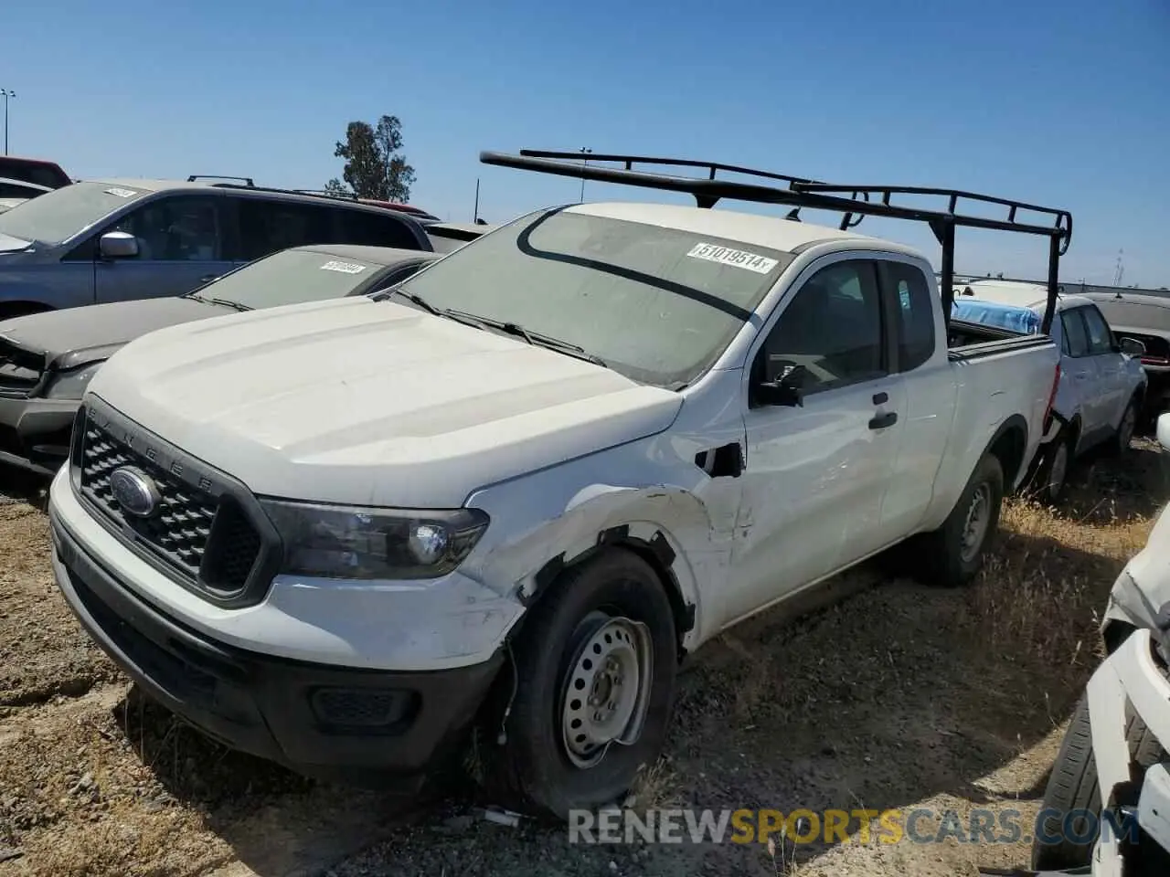 1 Photograph of a damaged car 1FTER1EH8MLD57785 FORD RANGER 2021