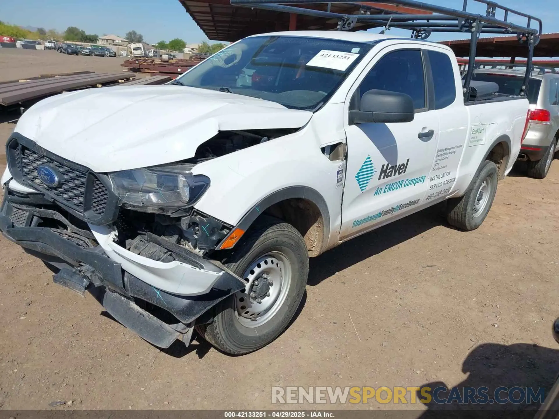 2 Photograph of a damaged car 1FTER1EH8MLD70388 FORD RANGER 2021