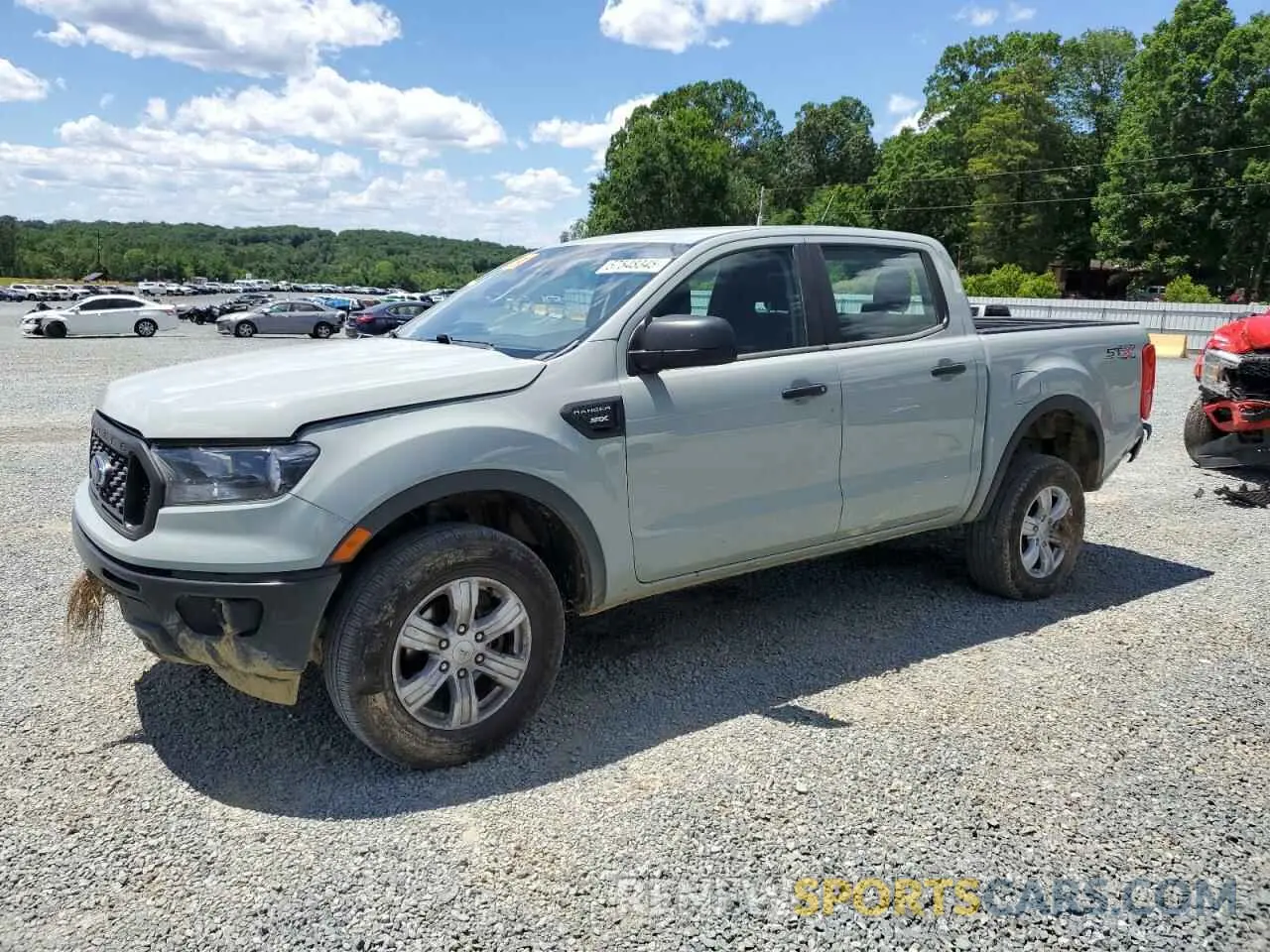 1 Photograph of a damaged car 1FTER4EH7MLD20616 FORD RANGER 2021