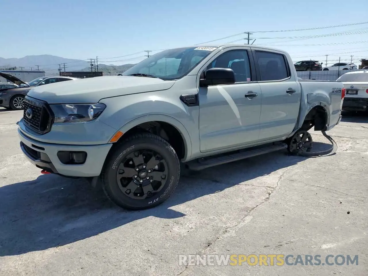 1 Photograph of a damaged car 1FTER4FH4MLE05654 FORD RANGER 2021