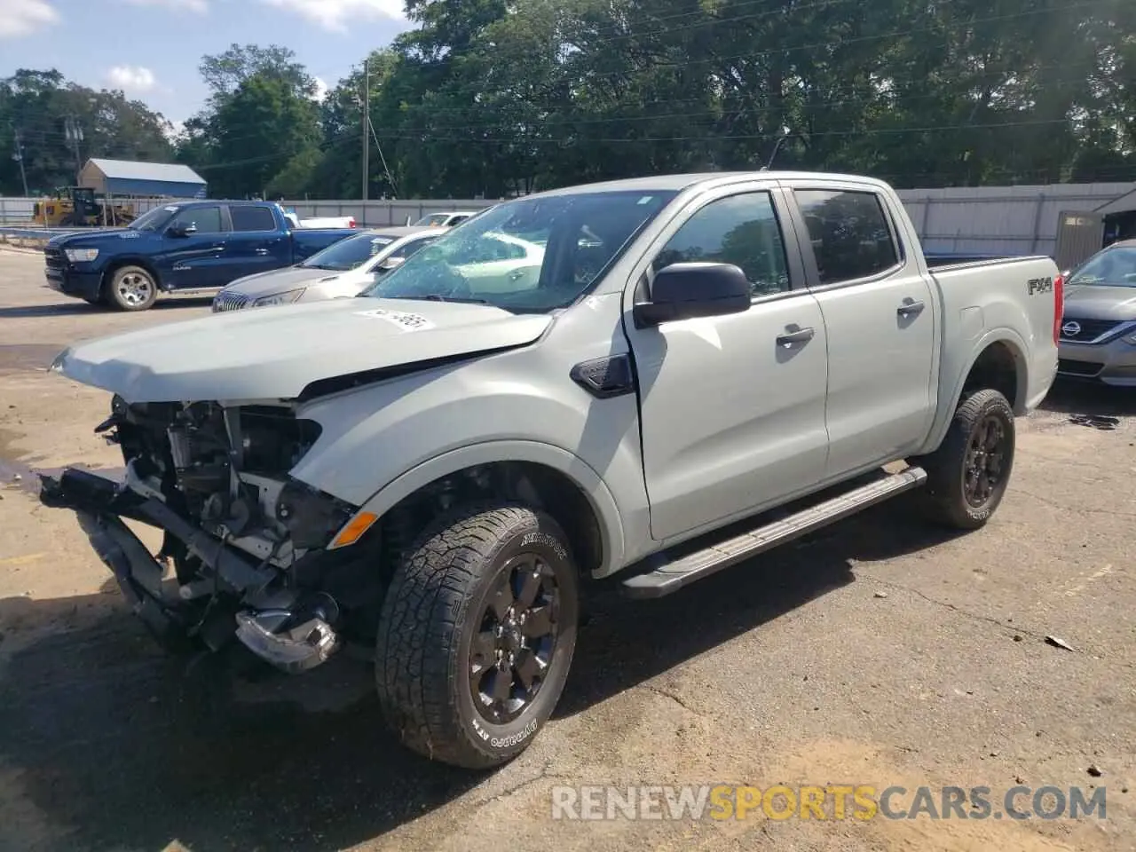1 Photograph of a damaged car 1FTER4FH5MLD54696 FORD RANGER 2021