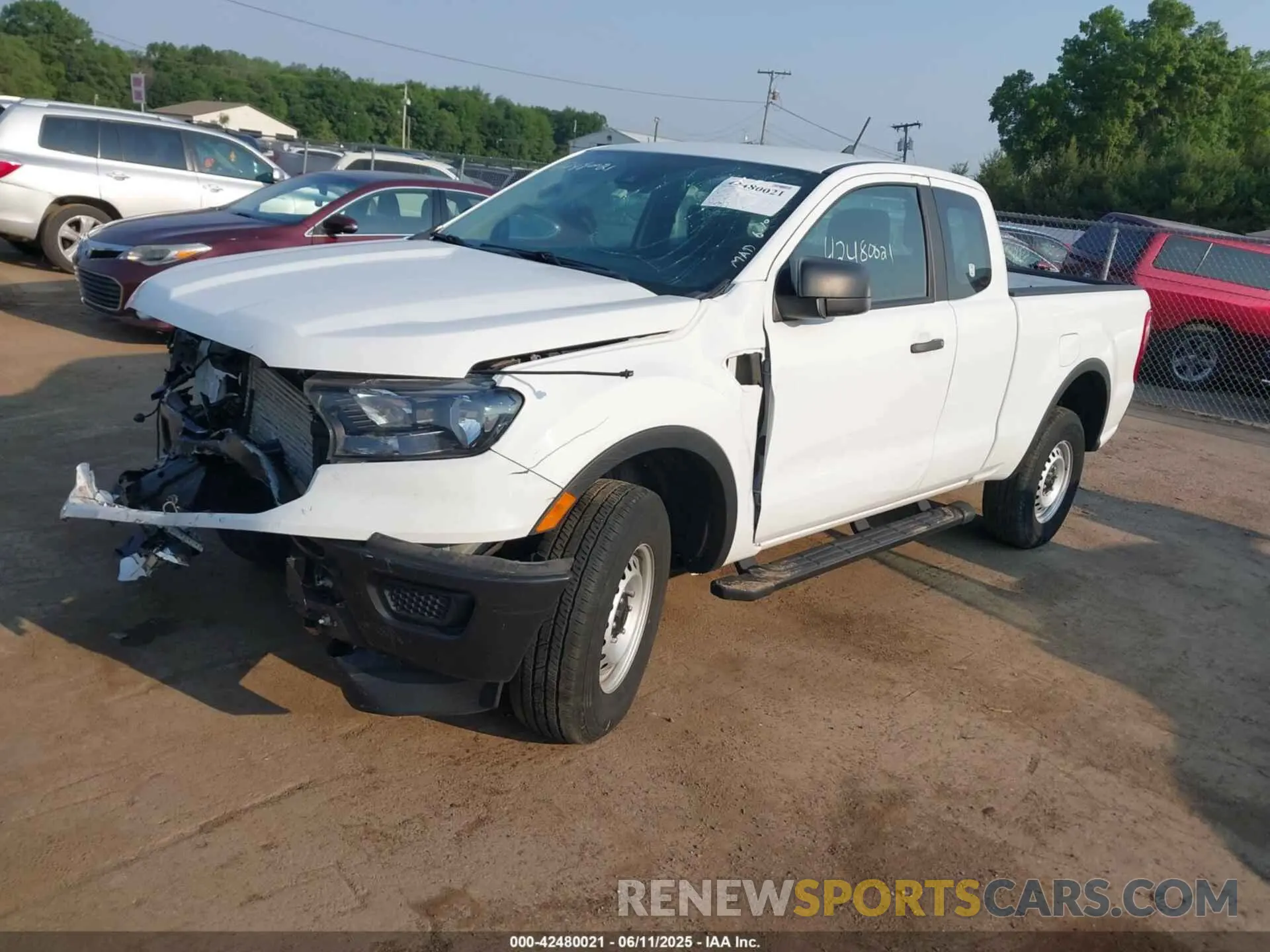 2 Photograph of a damaged car 1FTER1EH2NLD19941 FORD RANGER 2022