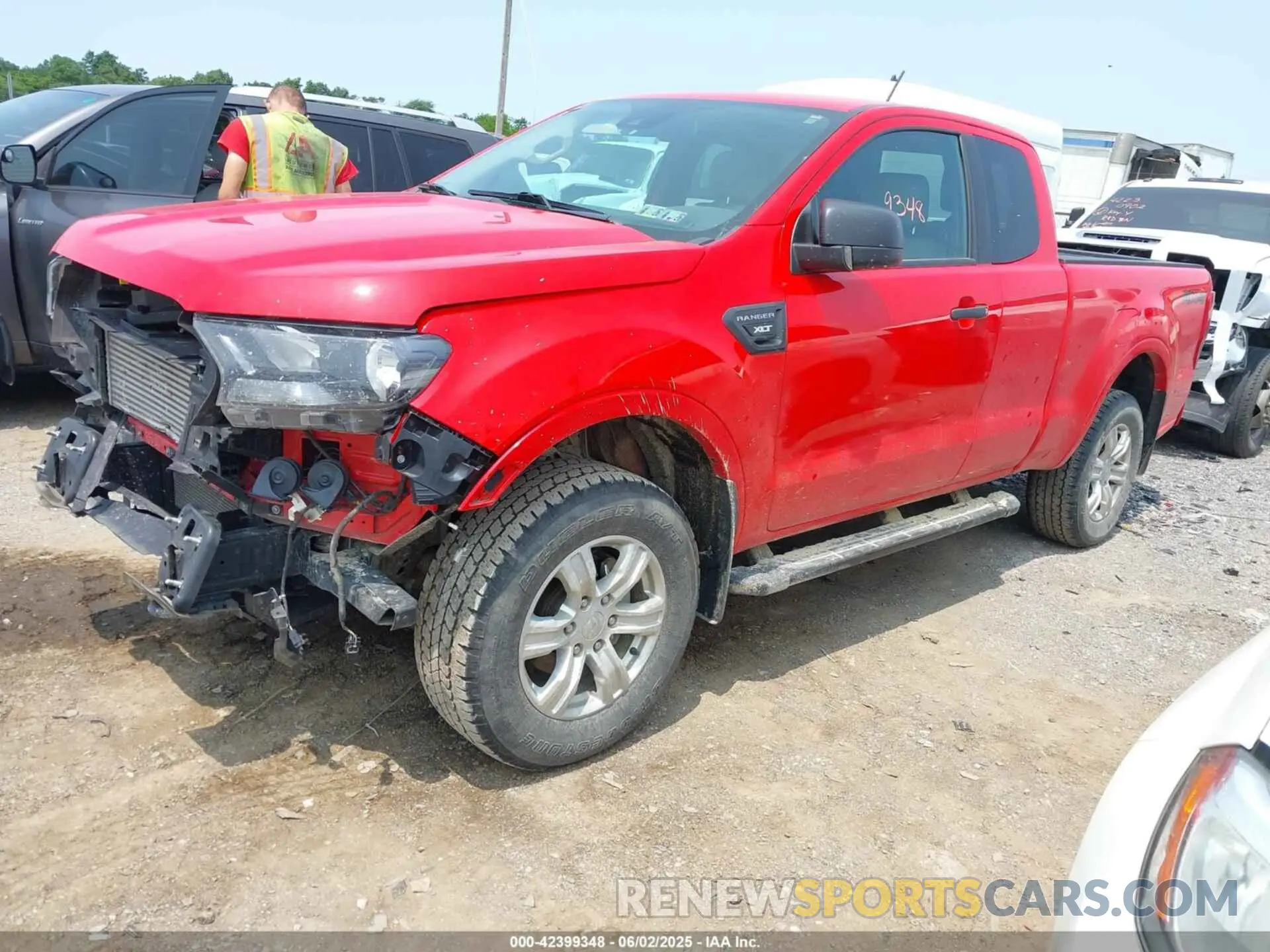 2 Photograph of a damaged car 1FTER1FHXNLD30328 FORD RANGER 2022