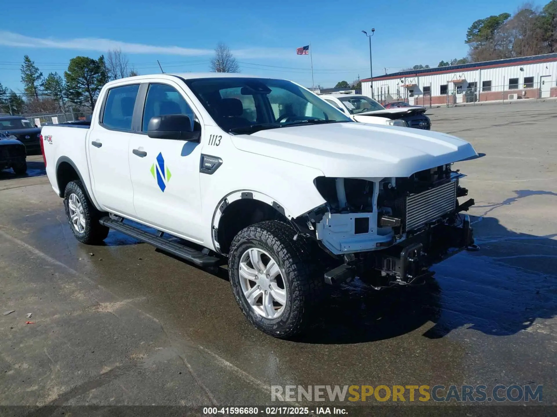 1 Photograph of a damaged car 1FTER4FH2NLD07787 FORD RANGER 2022