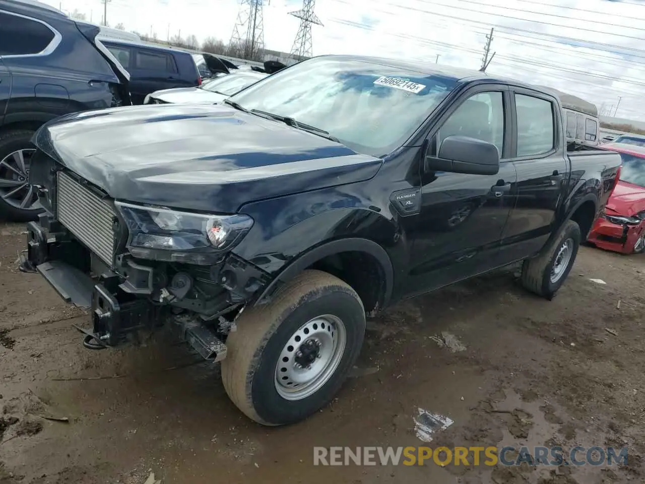 1 Photograph of a damaged car 1FTER4FH3NLD09659 FORD RANGER 2022