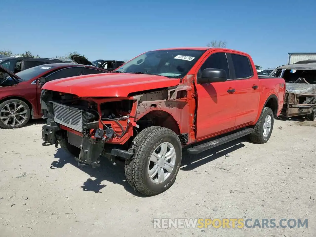 1 Photograph of a damaged car 1FTER4FH3NLD28261 FORD RANGER 2022