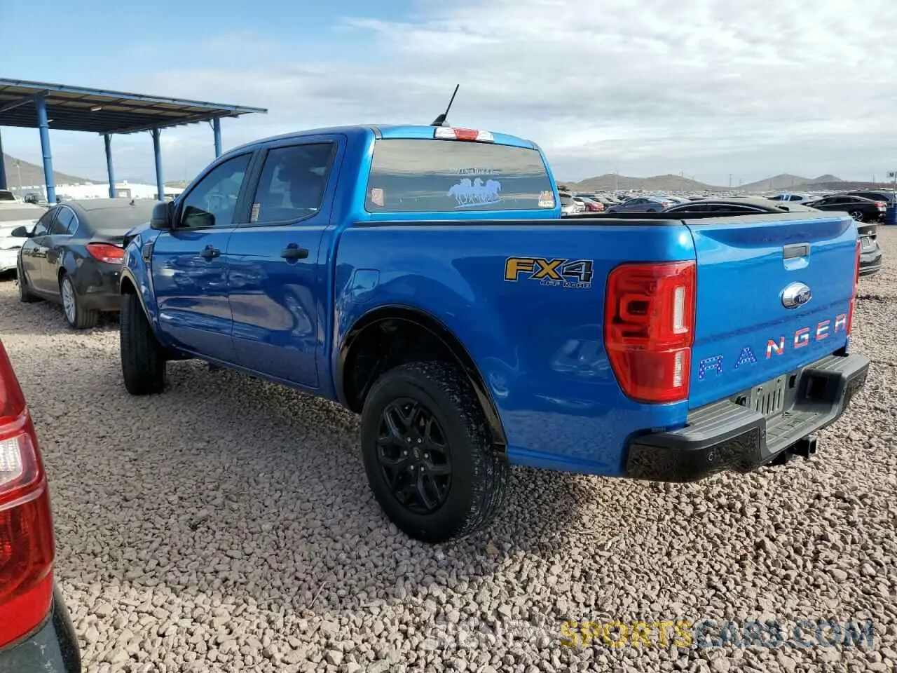 2 Photograph of a damaged car 1FTER4FH3NLD30348 FORD RANGER 2022