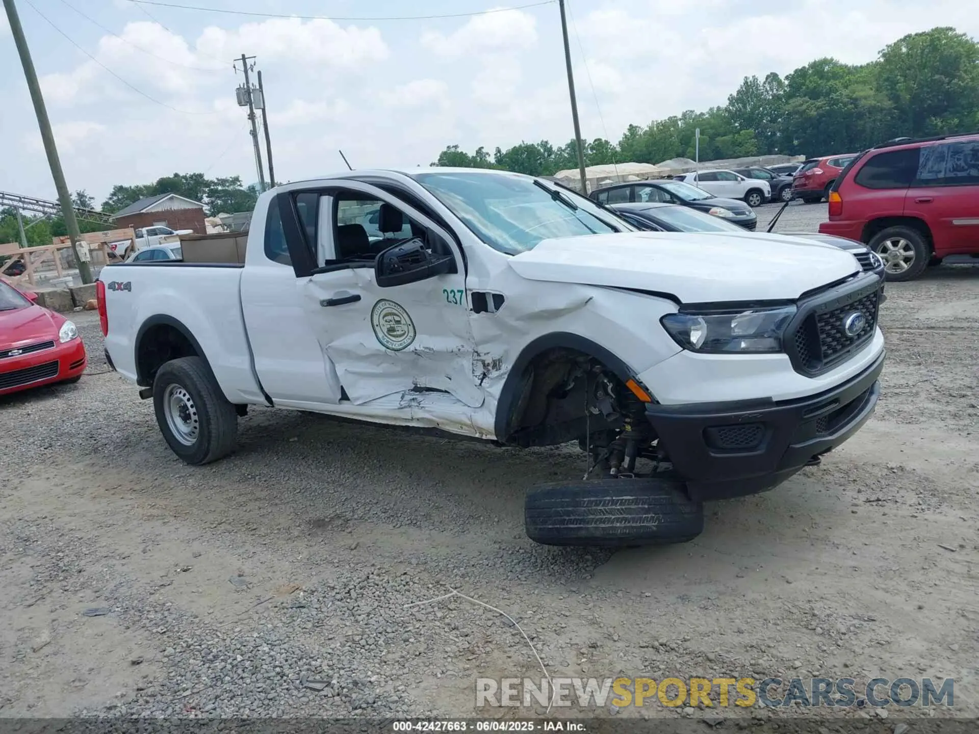 1 Photograph of a damaged car 1FTER1FH9PLE00419 FORD RANGER 2023