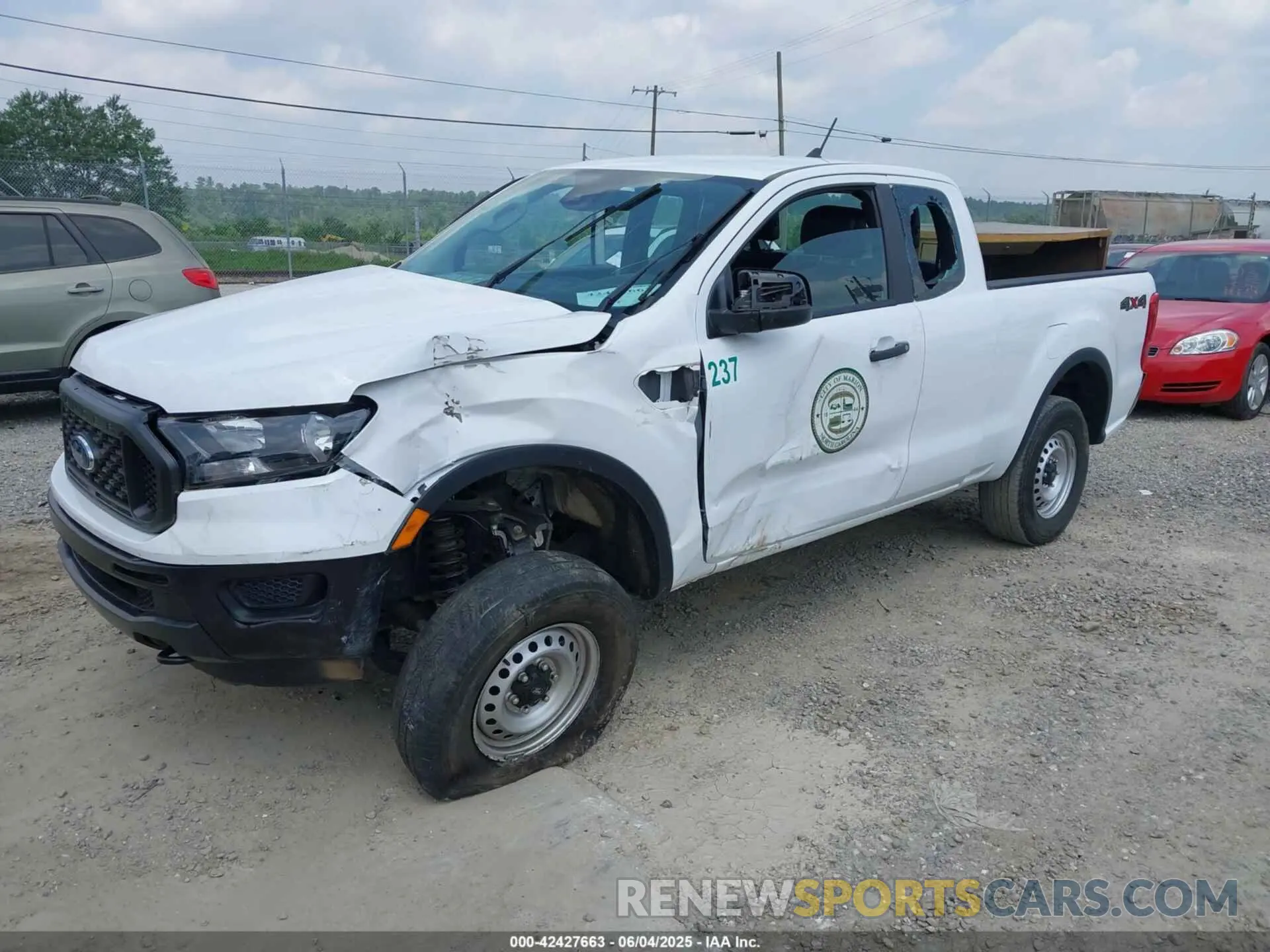 2 Photograph of a damaged car 1FTER1FH9PLE00419 FORD RANGER 2023