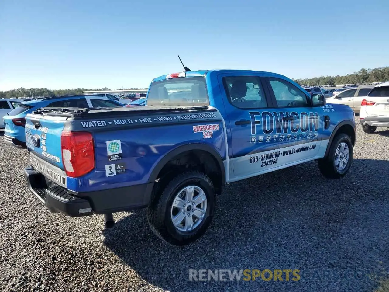 3 Photograph of a damaged car 1FTER4BH5RLE05613 FORD RANGER 2024
