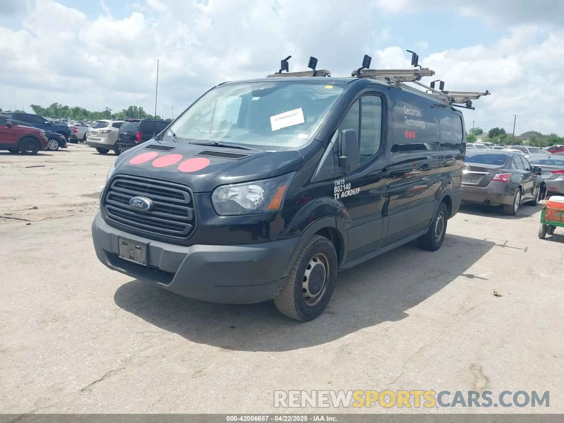 2 Photograph of a damaged car 1FTYE1YM4KKA41515 FORD TRANSIT-150 2019