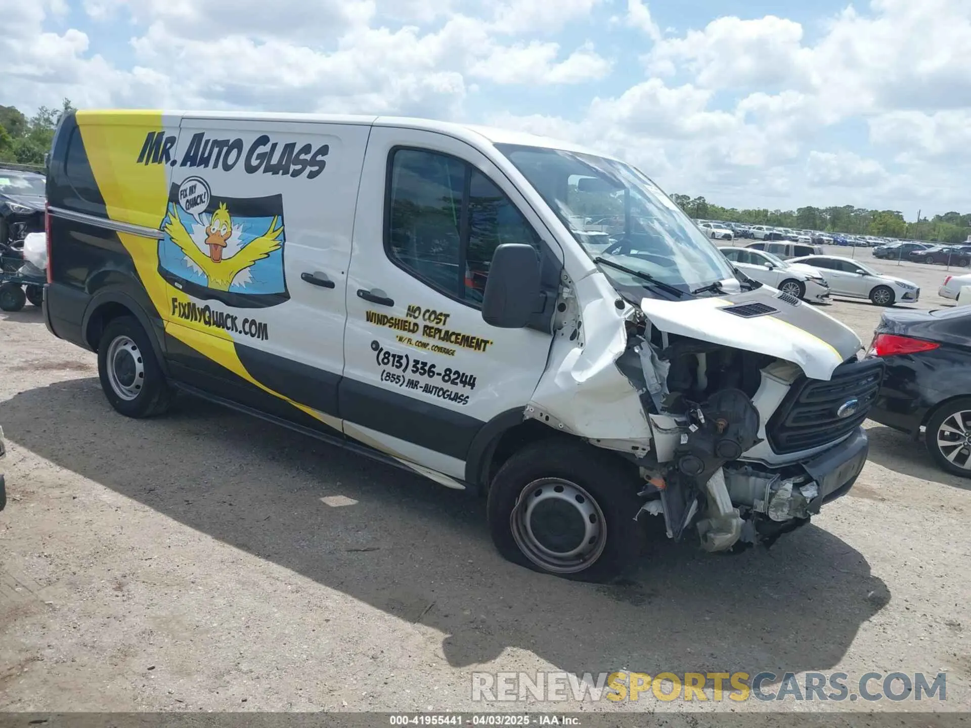 1 Photograph of a damaged car 1FTYE1YM5KKB75711 FORD TRANSIT-150 2019