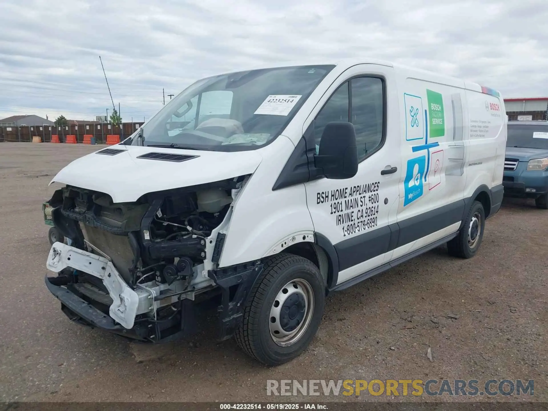 2 Photograph of a damaged car 1FTYE1ZM5KKB61368 FORD TRANSIT-150 2019
