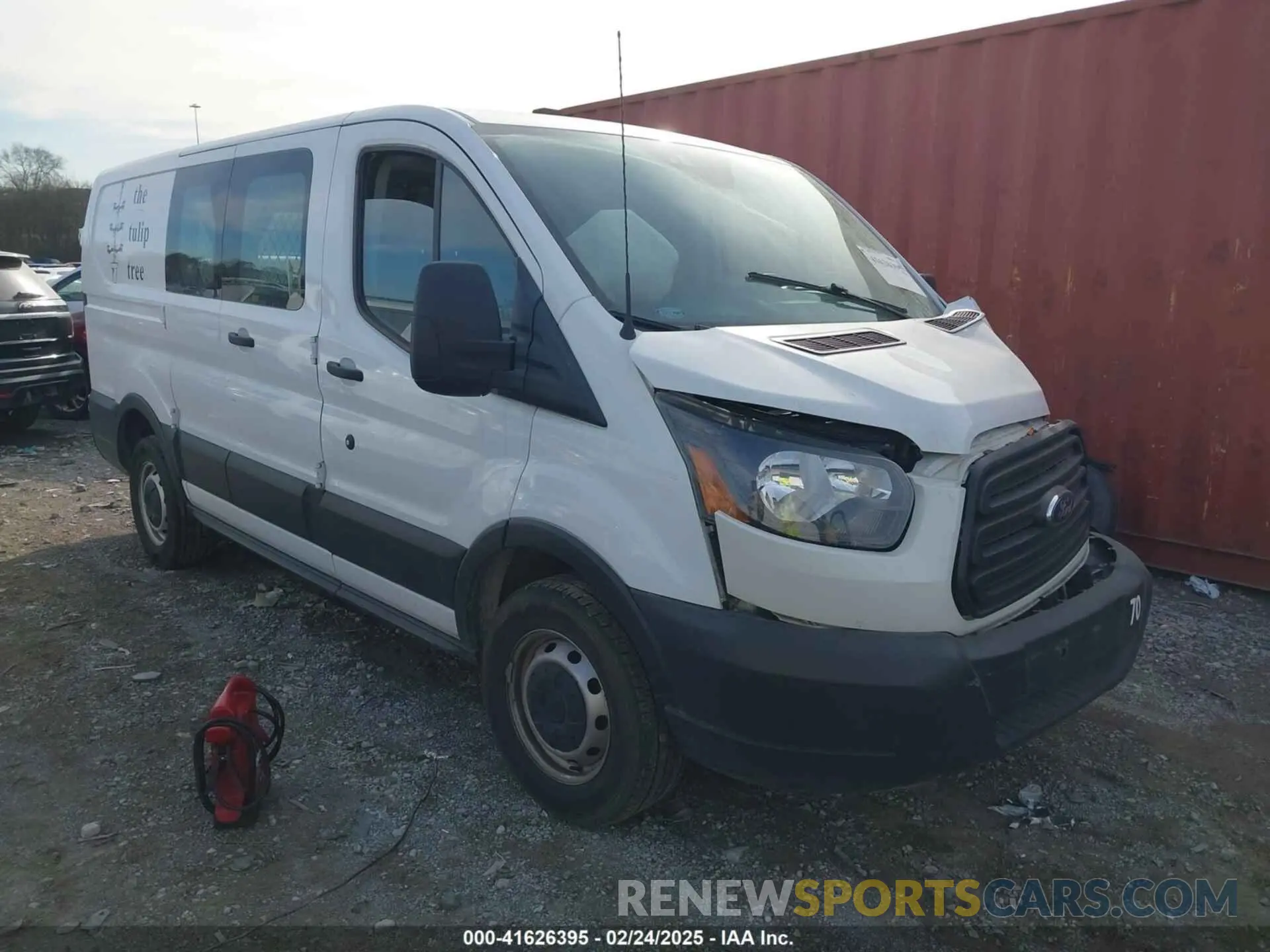 1 Photograph of a damaged car 1FTYE1ZM9KKB37770 FORD TRANSIT-150 2019