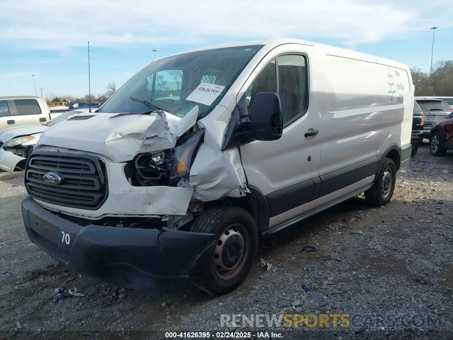 2 Photograph of a damaged car 1FTYE1ZM9KKB37770 FORD TRANSIT-150 2019