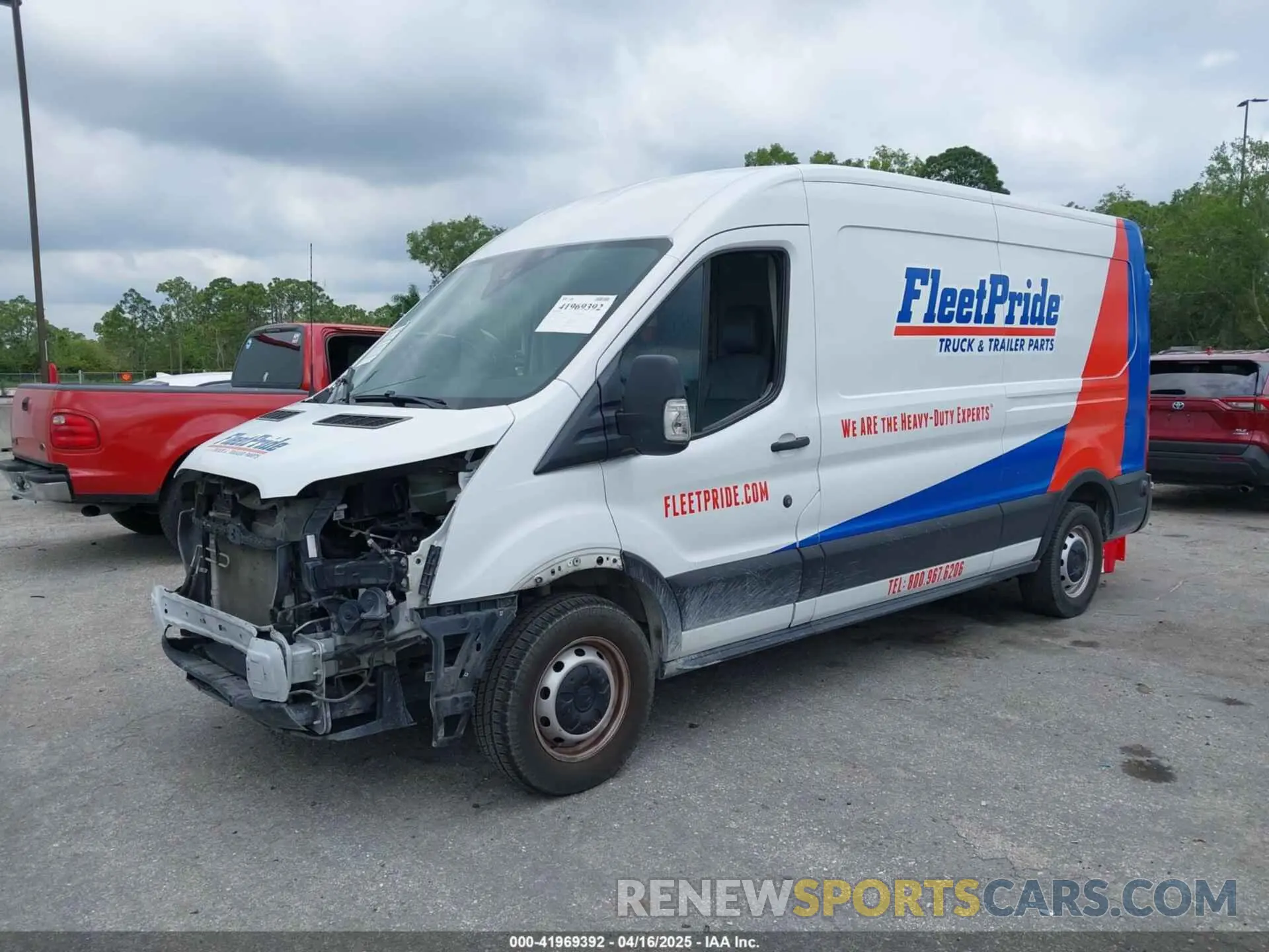 2 Photograph of a damaged car 1FTYE2CM7KKB76498 FORD TRANSIT-150 2019