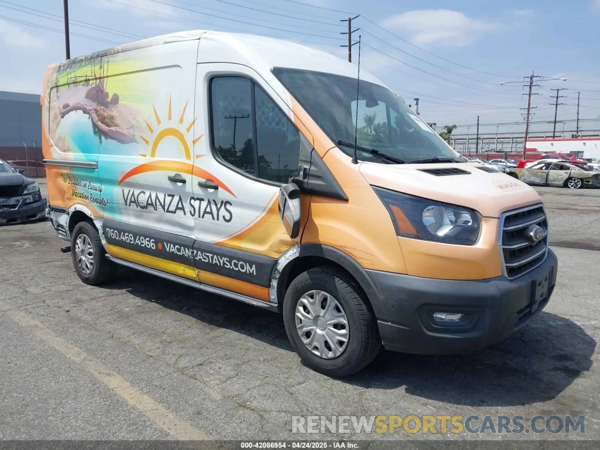 1 Photograph of a damaged car 1FTYE1C89LKB18309 FORD TRANSIT-150 2020