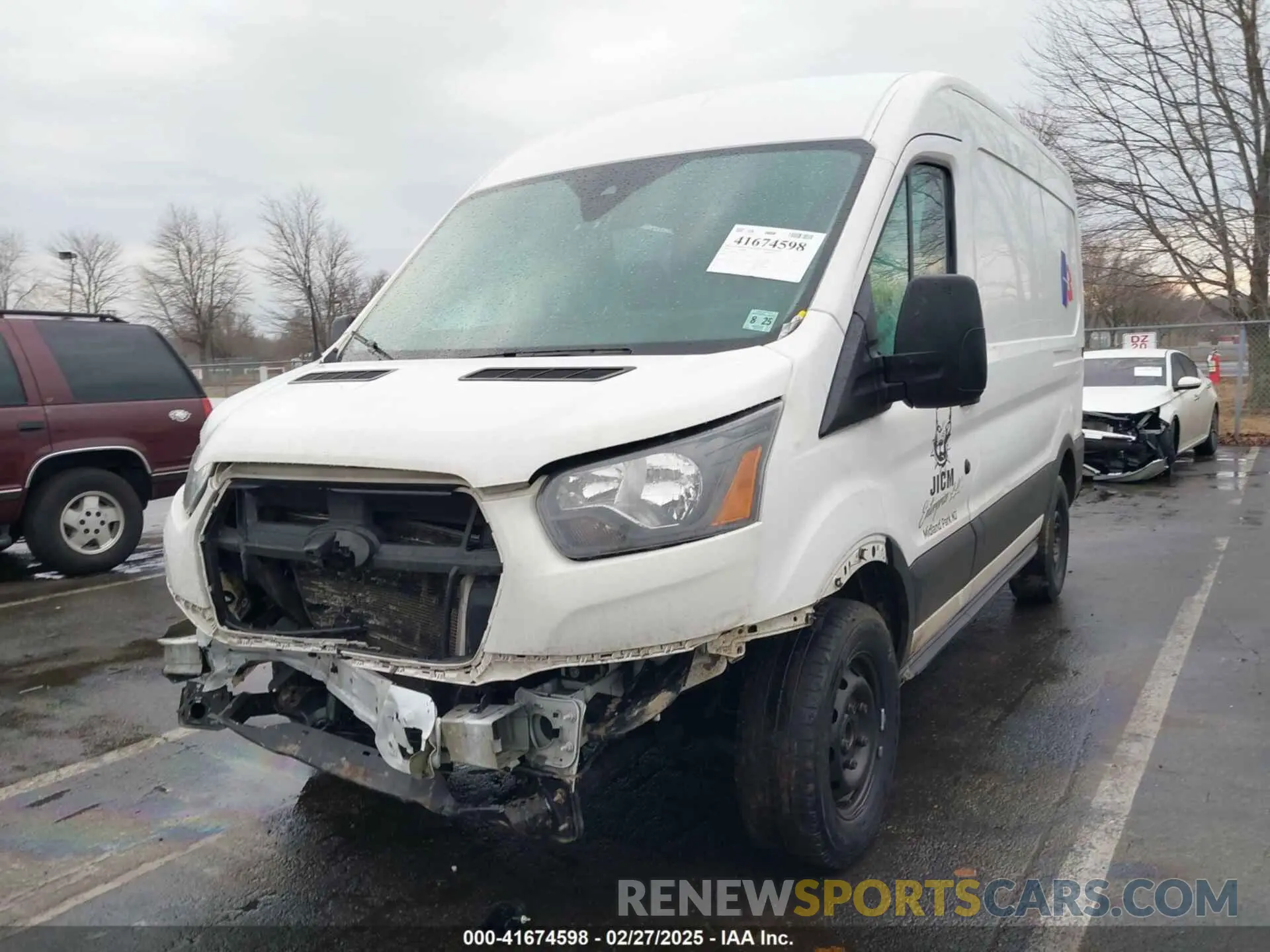 2 Photograph of a damaged car 1FTYE1C8XLKA91010 FORD TRANSIT-150 2020