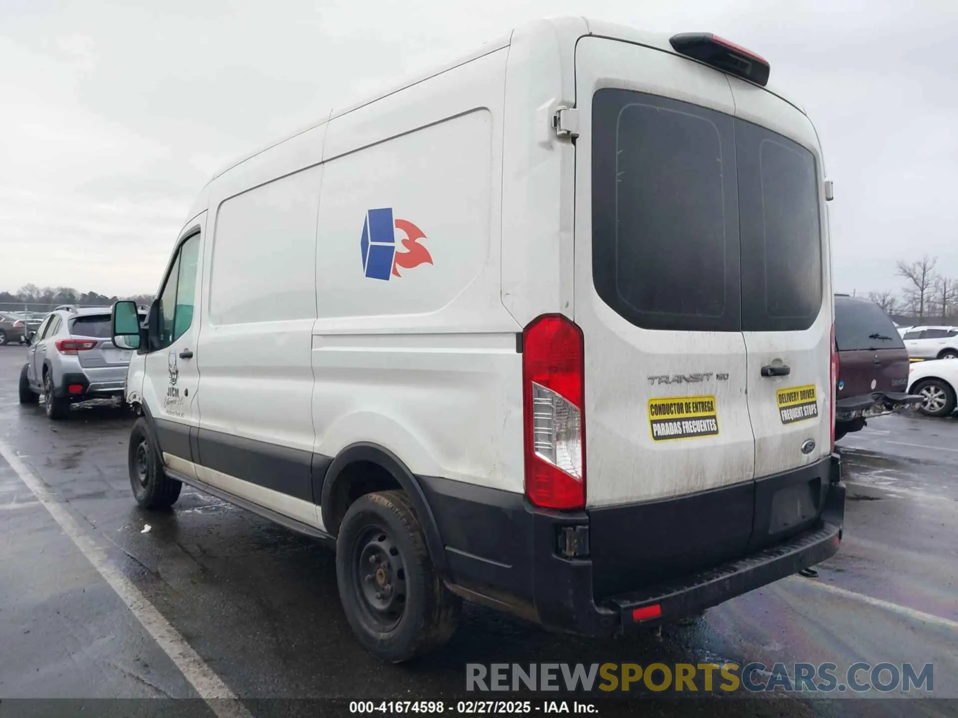 3 Photograph of a damaged car 1FTYE1C8XLKA91010 FORD TRANSIT-150 2020
