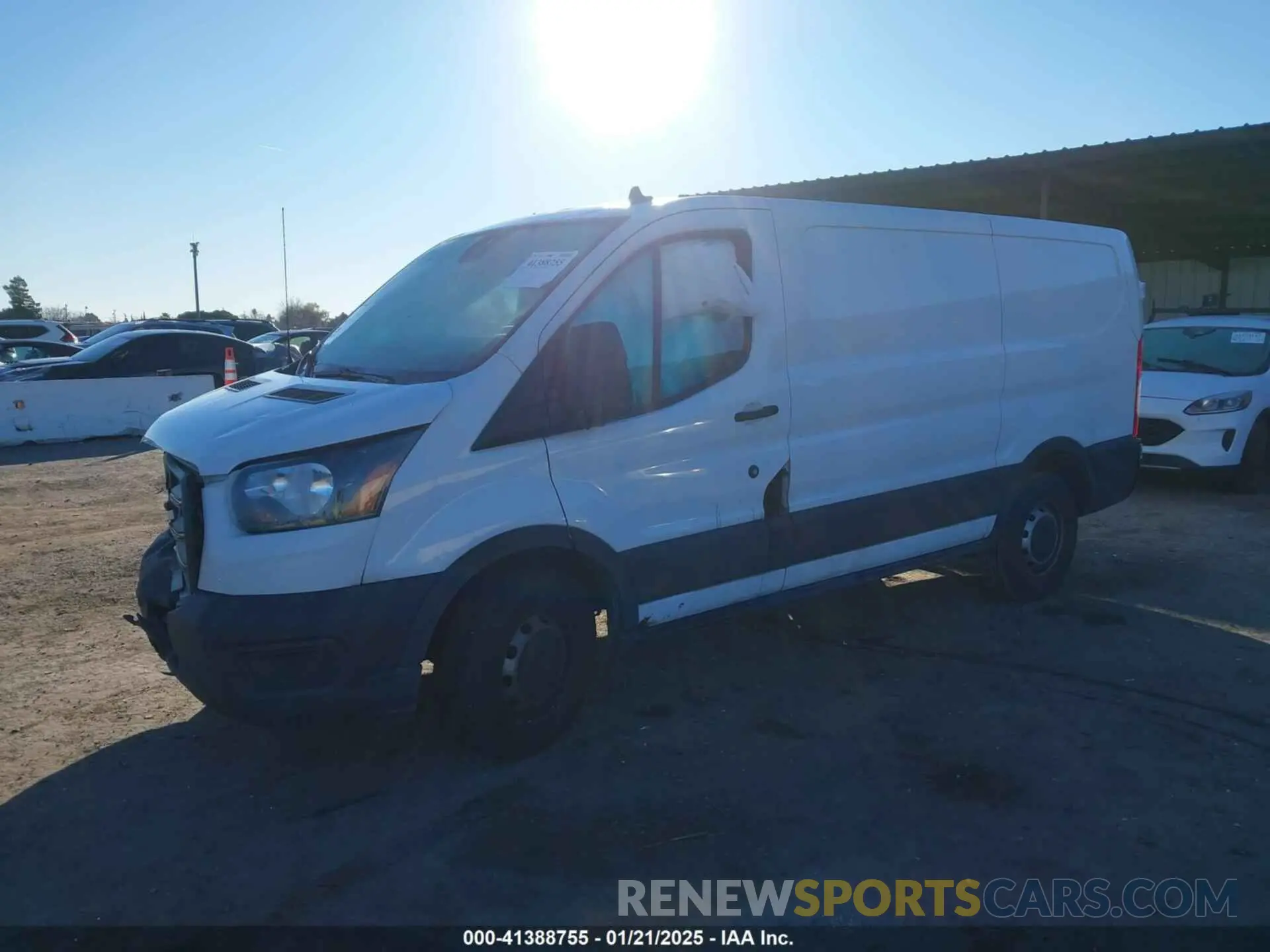 2 Photograph of a damaged car 1FTYE1Y84LKB43188 FORD TRANSIT-150 2020